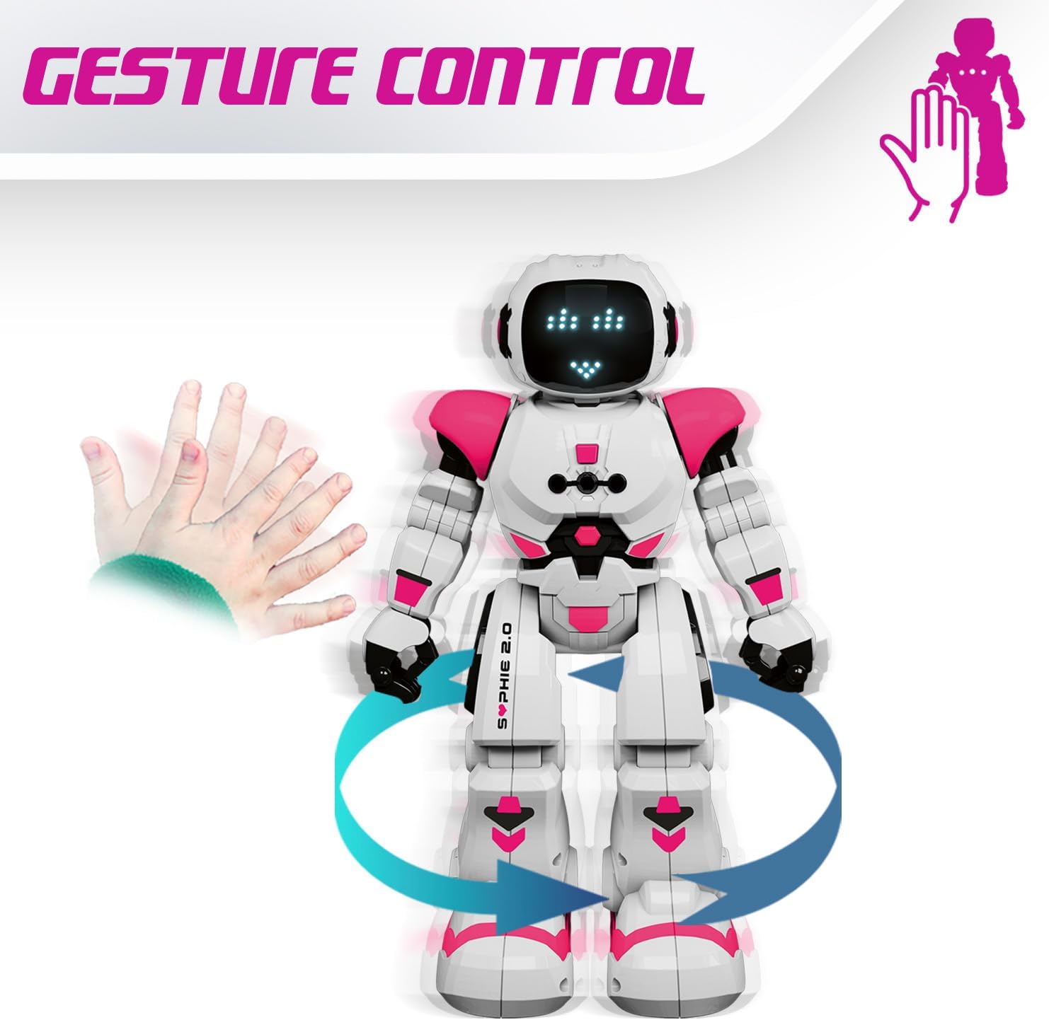Xtrem Bots - Sophie Robot Giocattolo Rosa - immagine 4