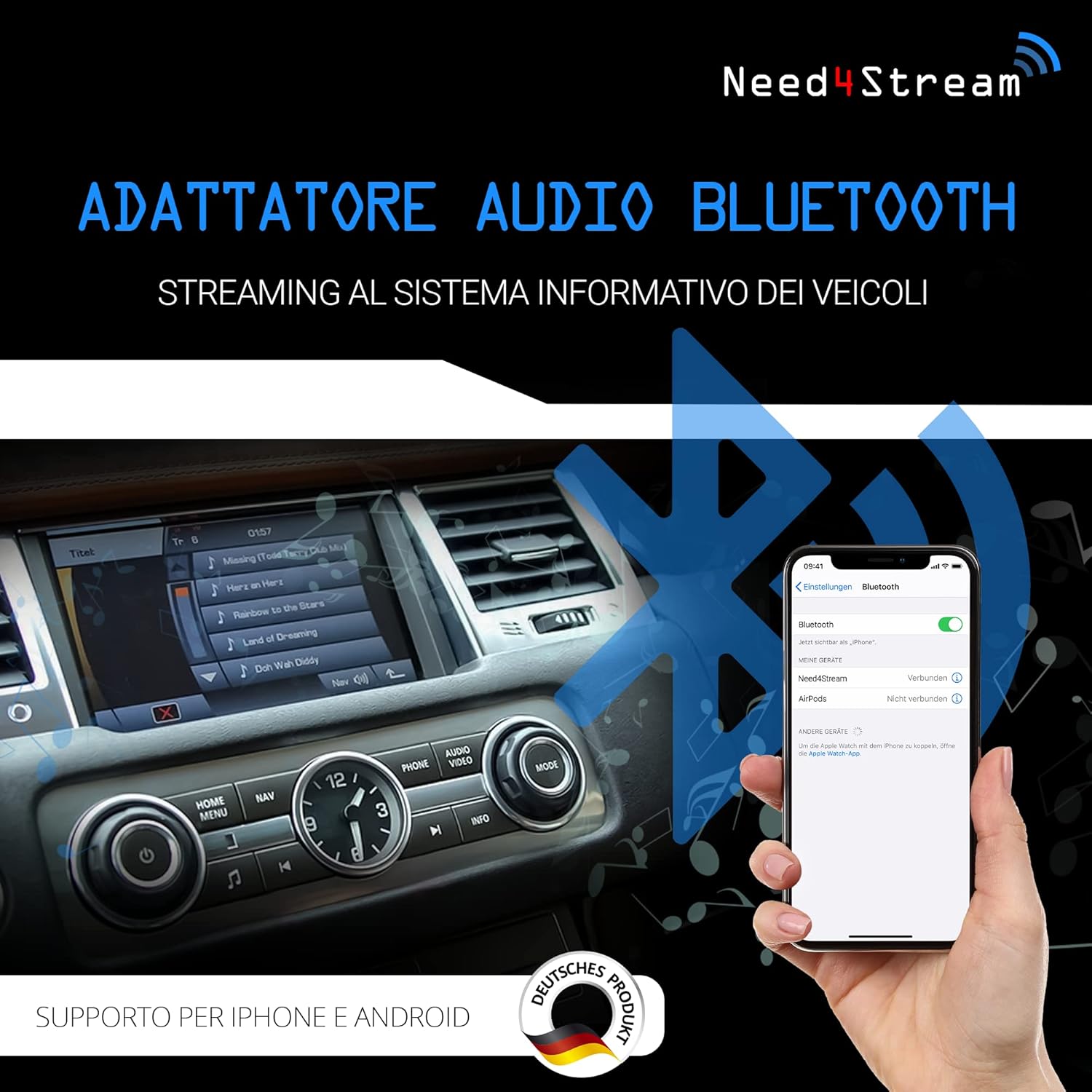 Need4stream N4S300-LR - Adattatore Audio Bluetooth - immagine 2