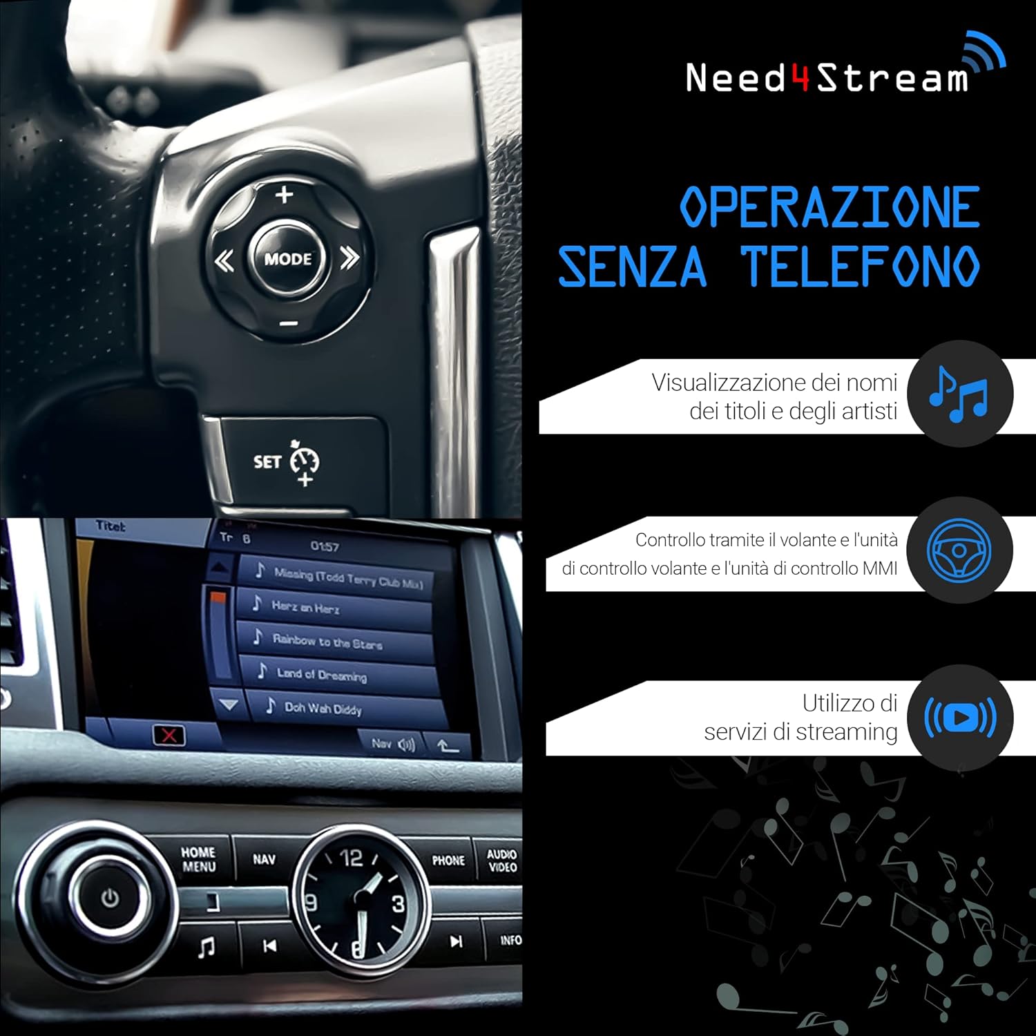 Need4stream N4S300-LR - Adattatore Audio Bluetooth - immagine 3