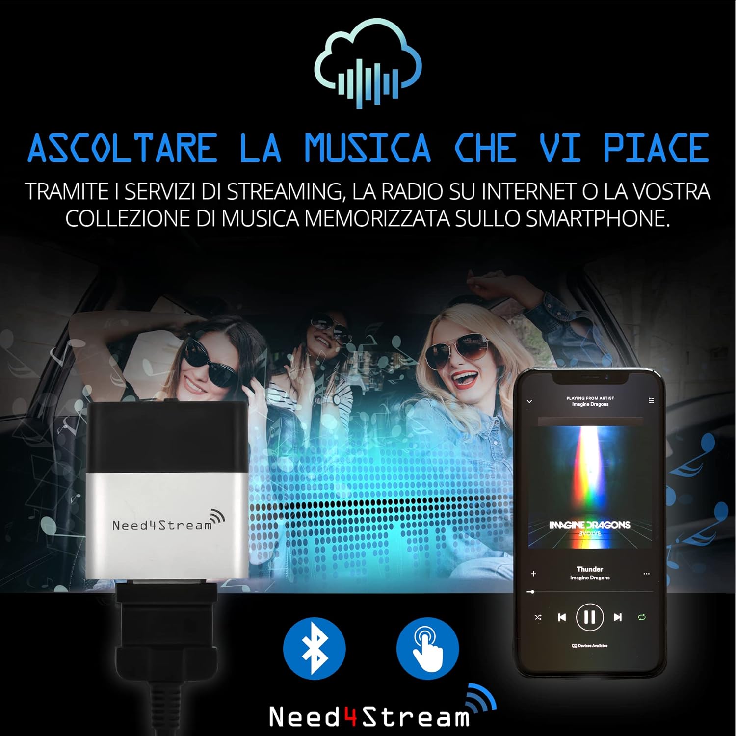 Need4stream N4S300-LR - Adattatore Audio Bluetooth - immagine 5