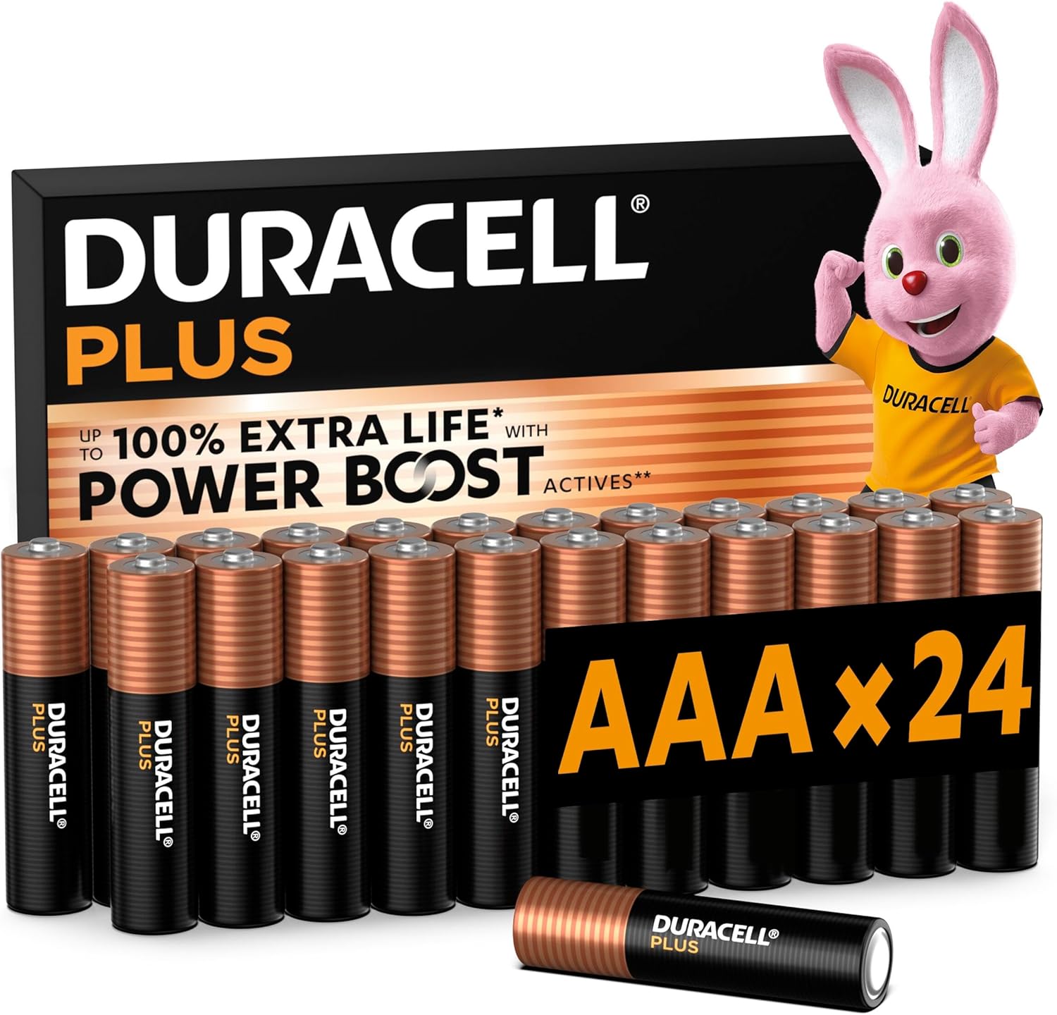 Duracell Batterie Plus AAA (Confezione da 24) - immagine 1