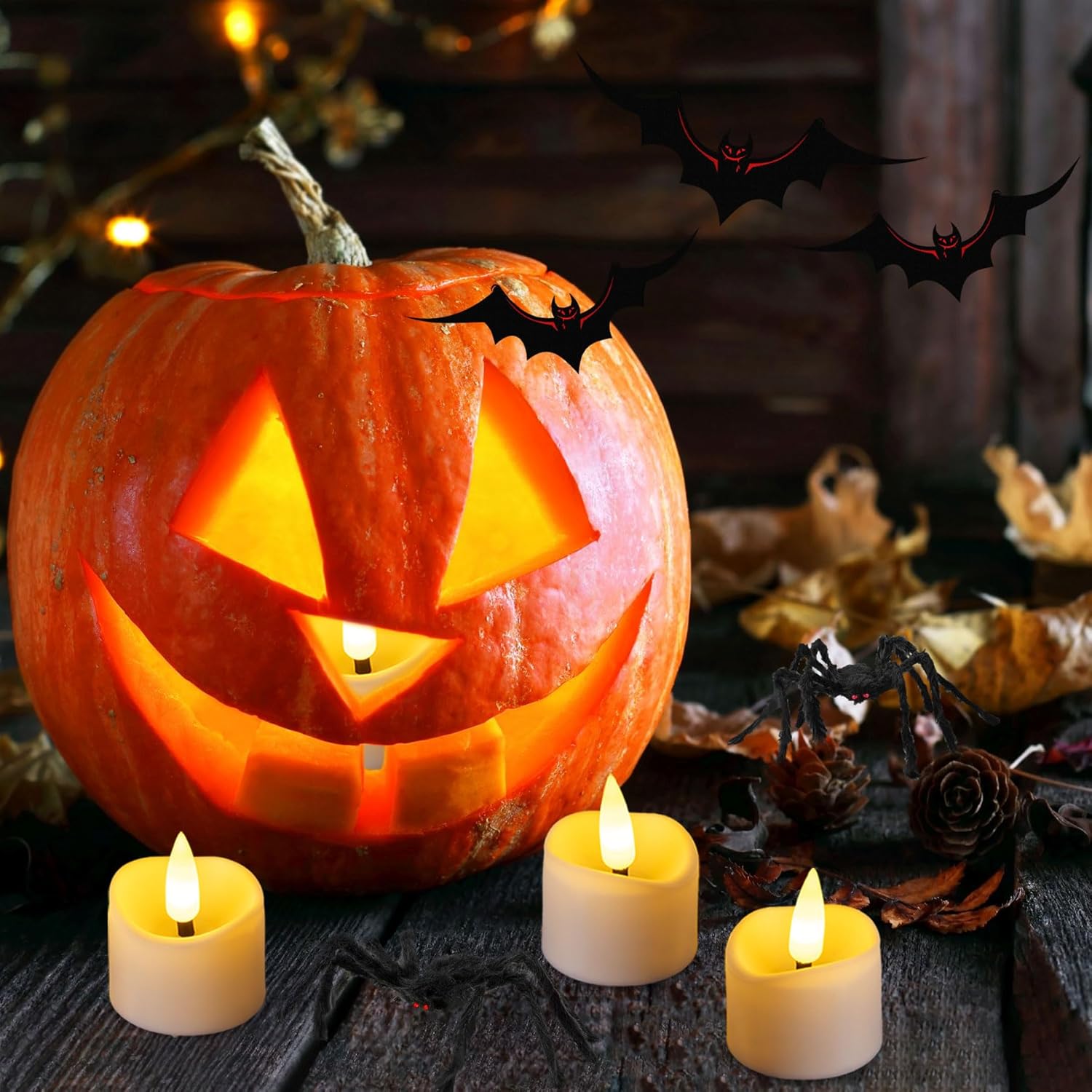 Yakpo 48 Lumini LED con Timer a Batteria - immagine 5