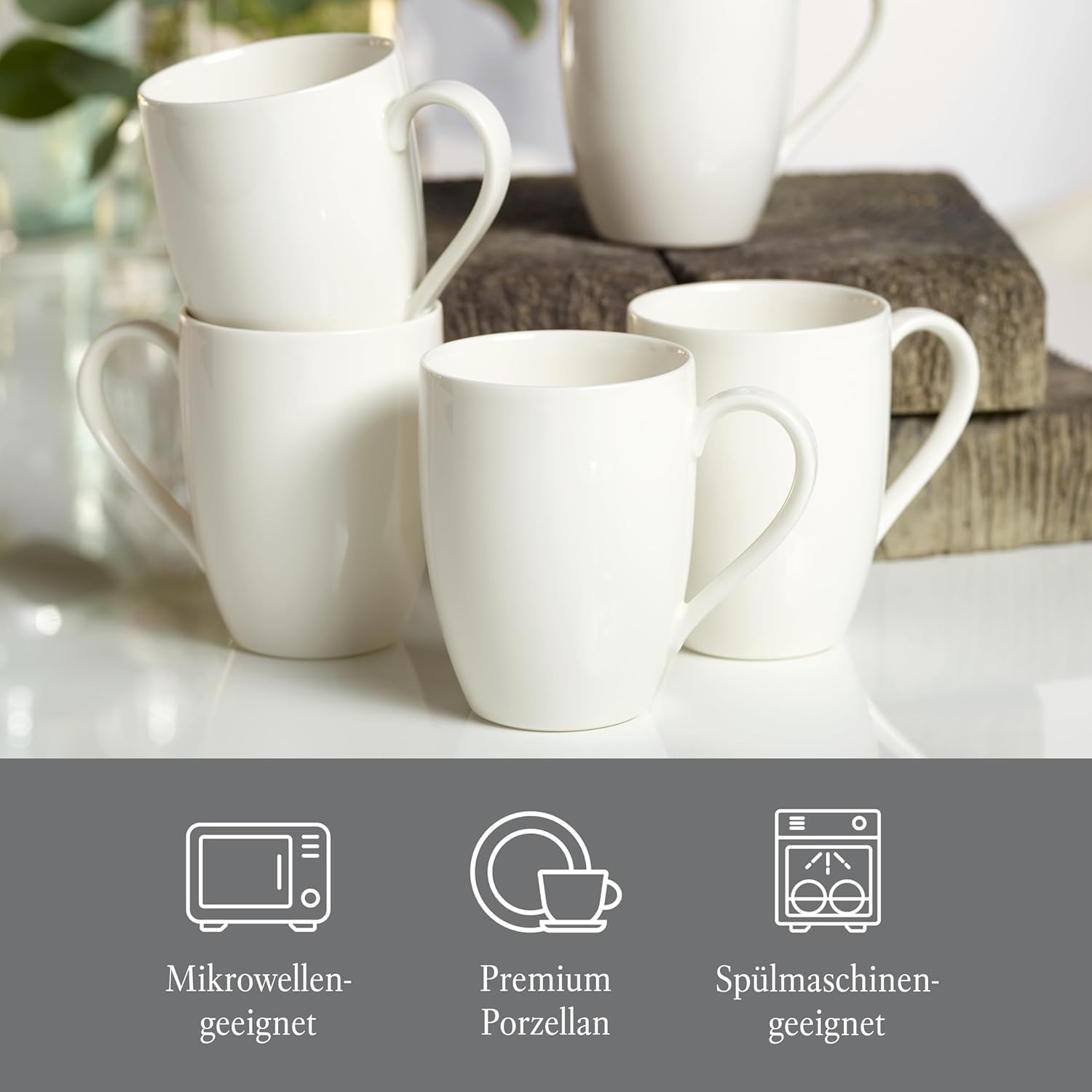 vivo – Villeroy & Boch Group – Basic White Tazze con Manico - immagine 3