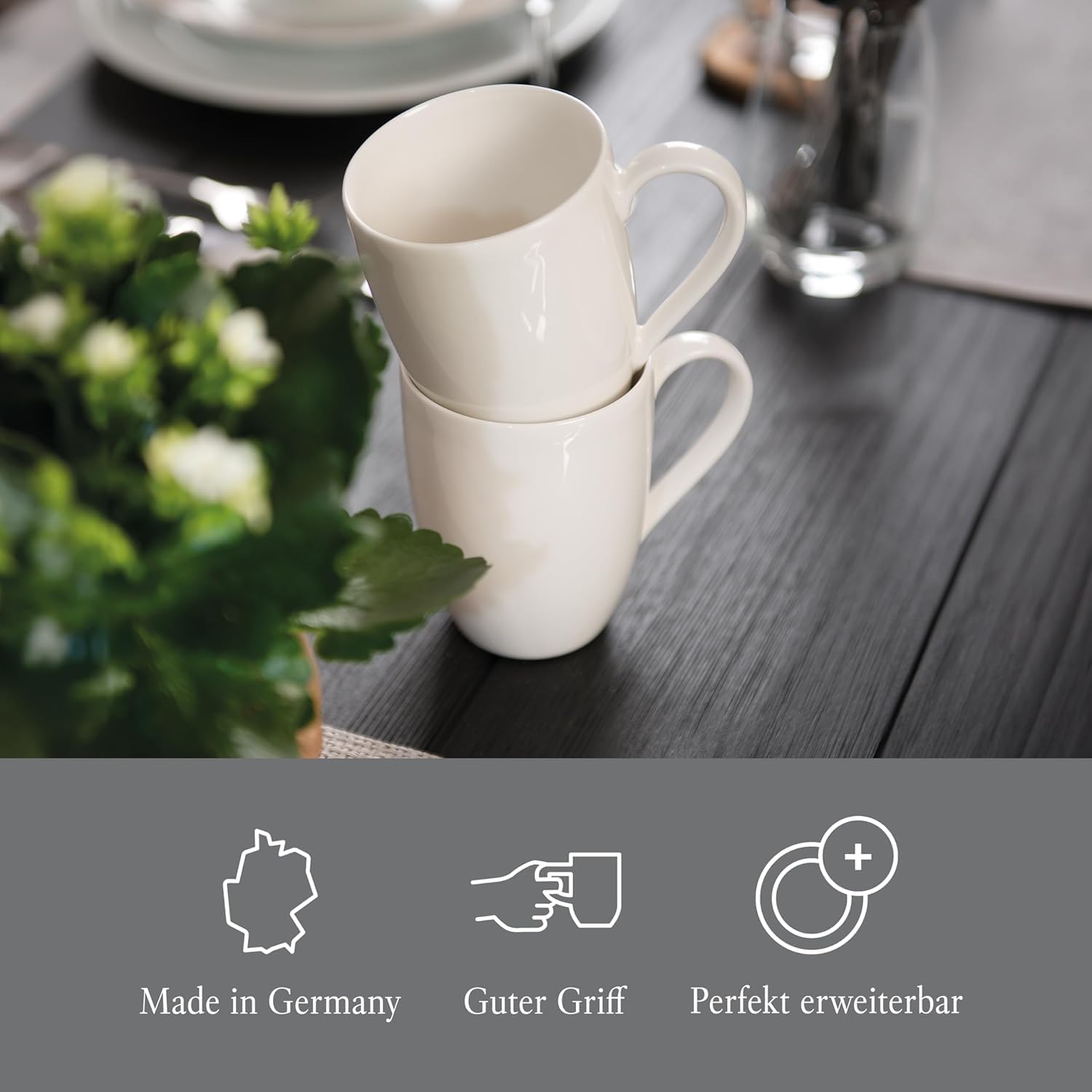 vivo – Villeroy & Boch Group – Basic White Tazze con Manico - immagine 5