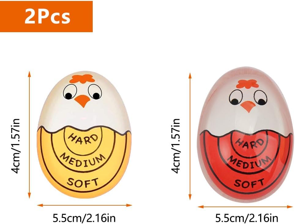 Timer per Cottura Uova in Resina 2 Pezzi - immagine 2