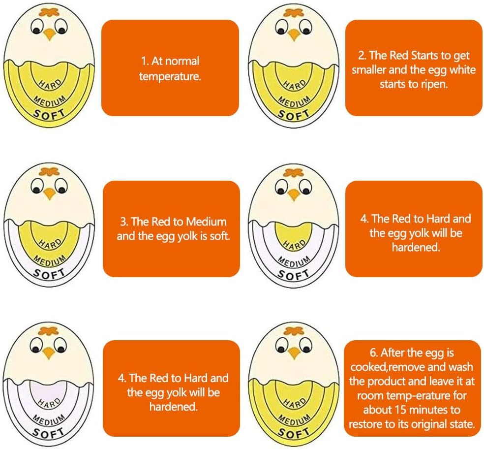Timer per Cottura Uova in Resina 2 Pezzi - immagine 4