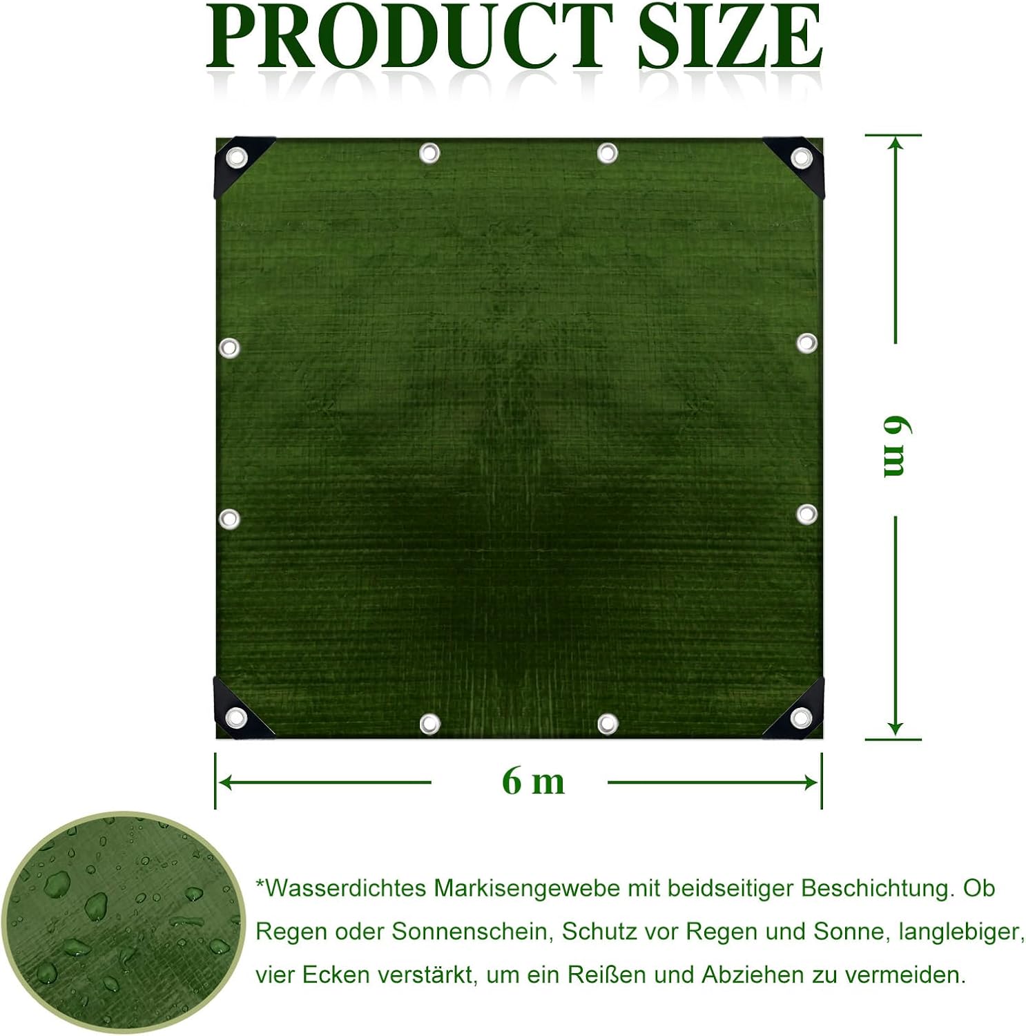 Telone Impermeabile Rinforzato con Occhielli - immagine 2