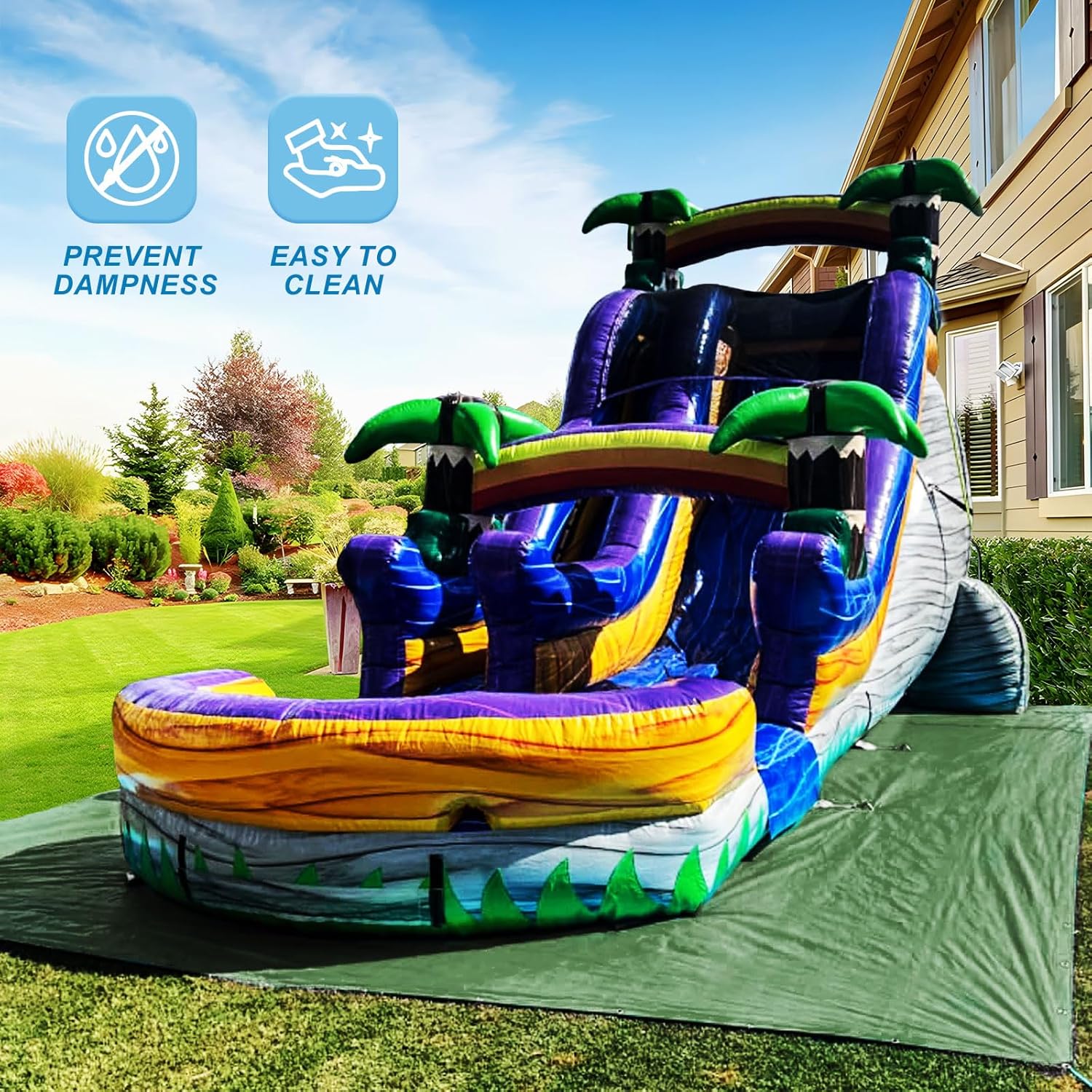 Telone Impermeabile Rinforzato con Occhielli - immagine 8