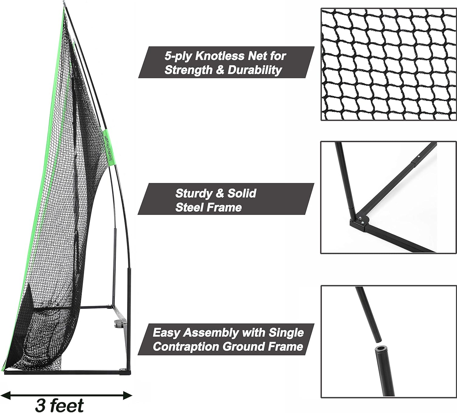 Steadydoggie Rete da Golf Professionale con Tappeto - immagine 3