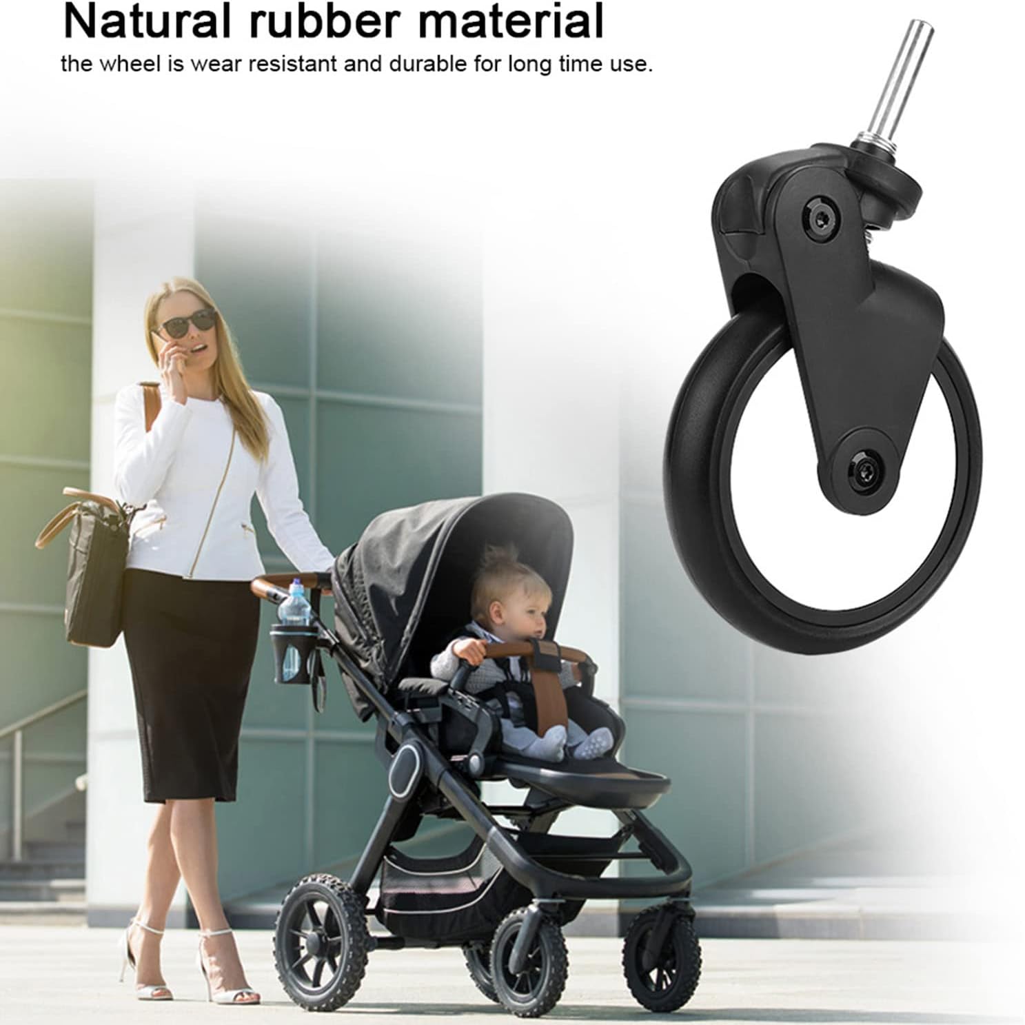 Ruote di Ricambio per Passeggini per Bambini - immagine 3