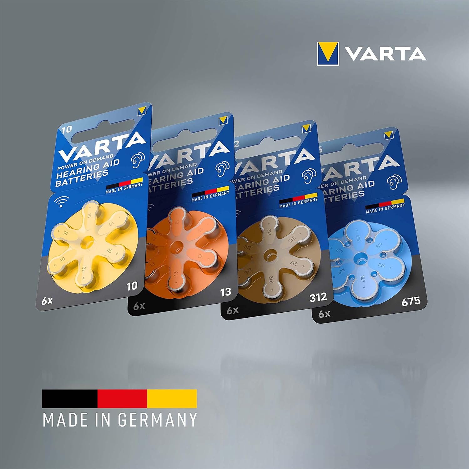 Varta Batterie per Apparecchi Acustici Tipo 312, Marrone - immagine 5
