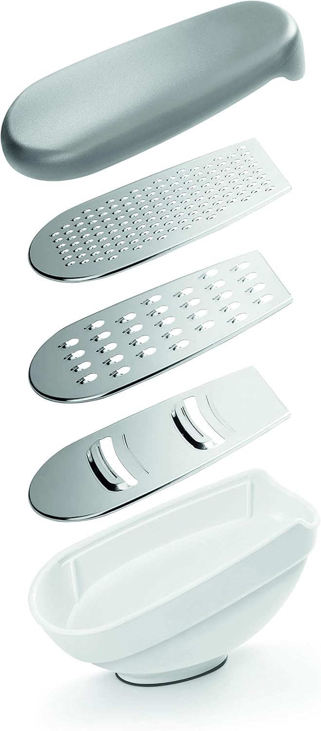 Metaltex 199709080 - Grattugia in plastica e acciaio INOX - immagine 4