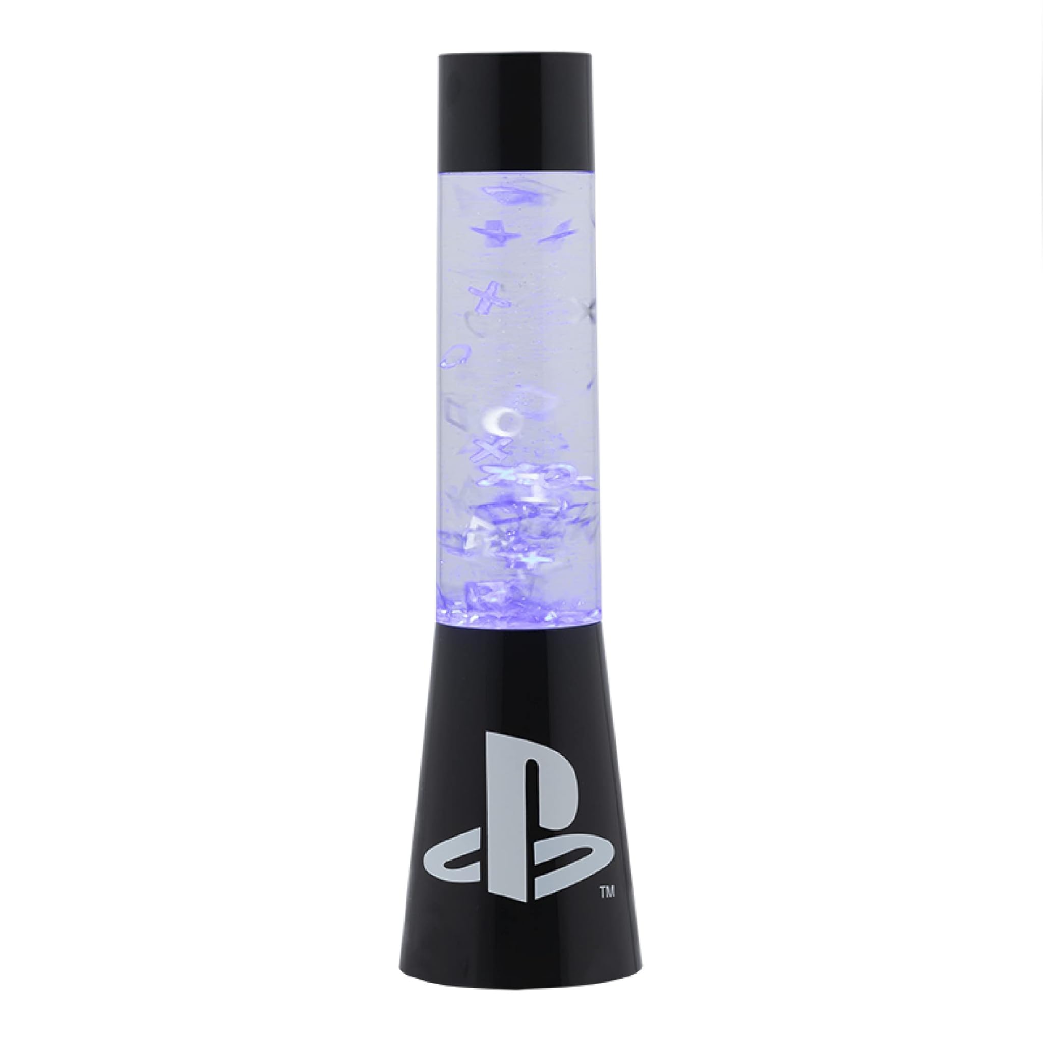 Lampada Glitter PlayStation - Decorativa con Icone Galleggianti