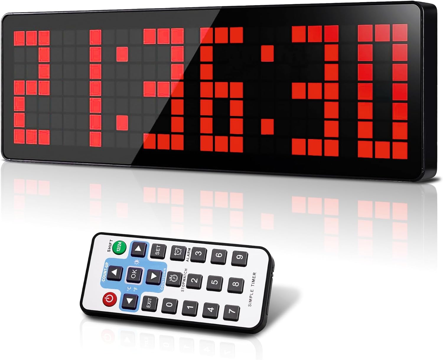 Timer da Palestra 13.2" Grande Orologio Digitale LED - immagine 1