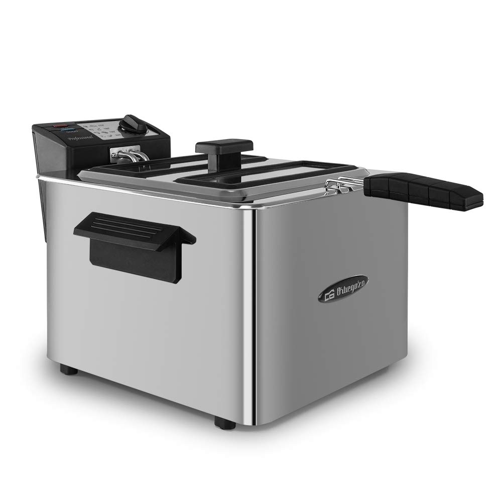 Orbegozo FDR 80 Friggitrice, 3000W, 8L, Inox