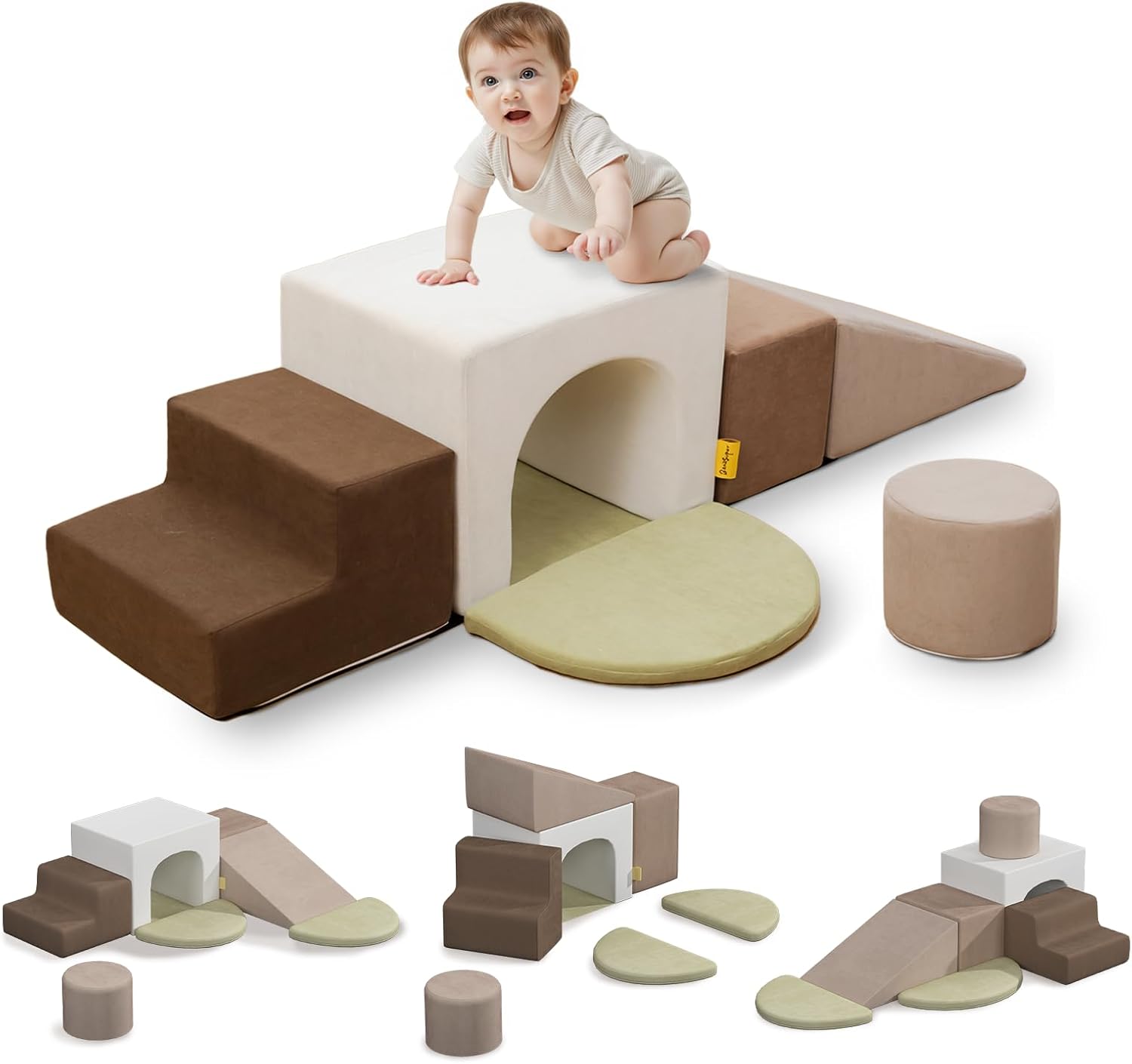 BanaSuper Blocchi di Arrampicata in Schiuma per Bambini - immagine 1