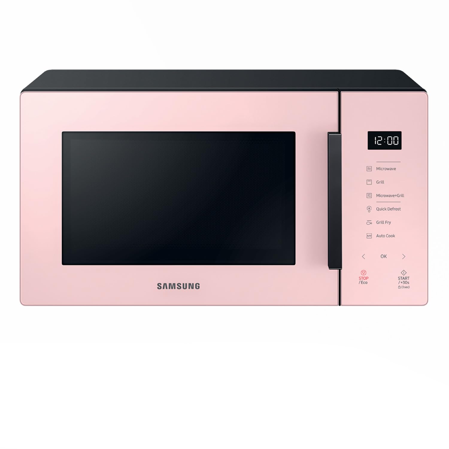 Samsung Forno Microonde Glass Design MG23T5018CP/ET 23L, Cipria