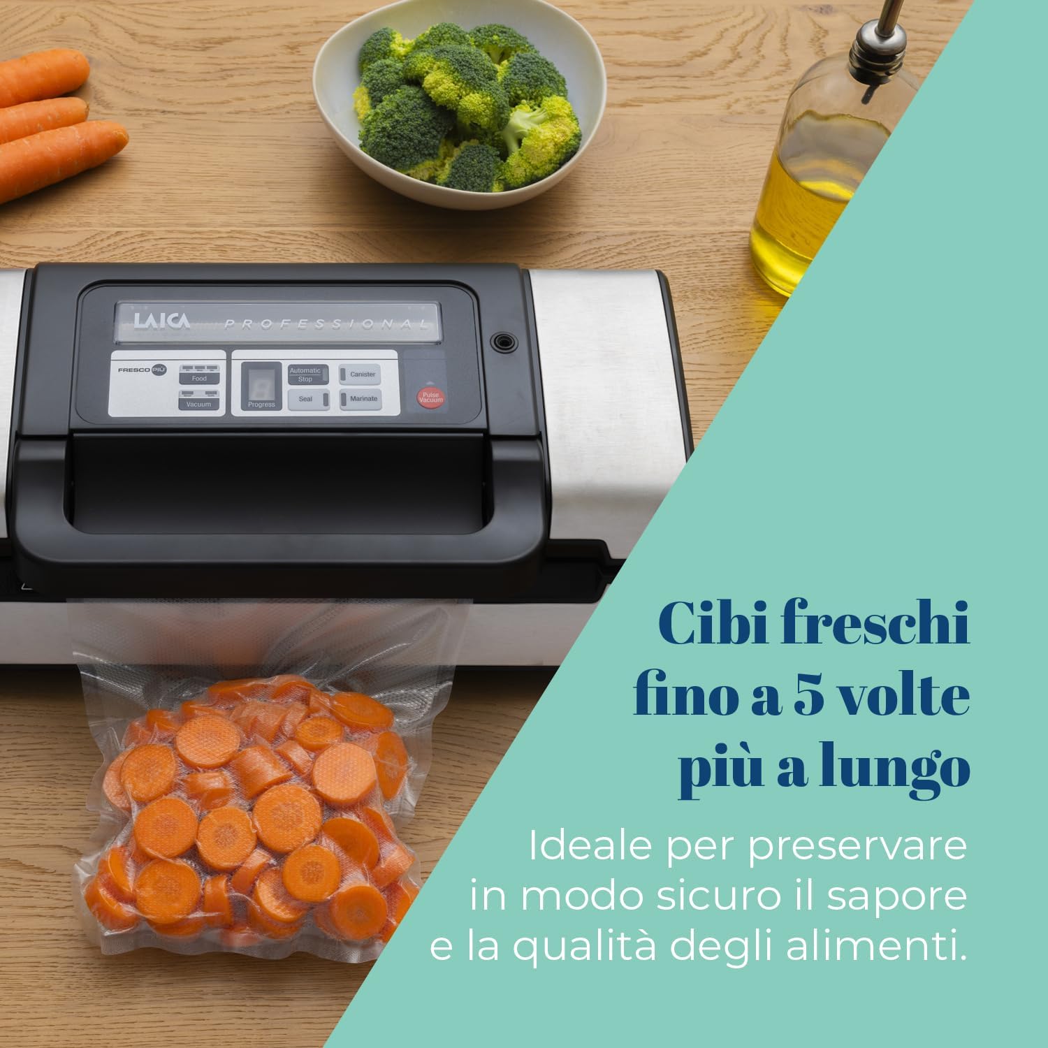 Laica VT3120 Macchina Sottovuoto per Alimenti - immagine 3