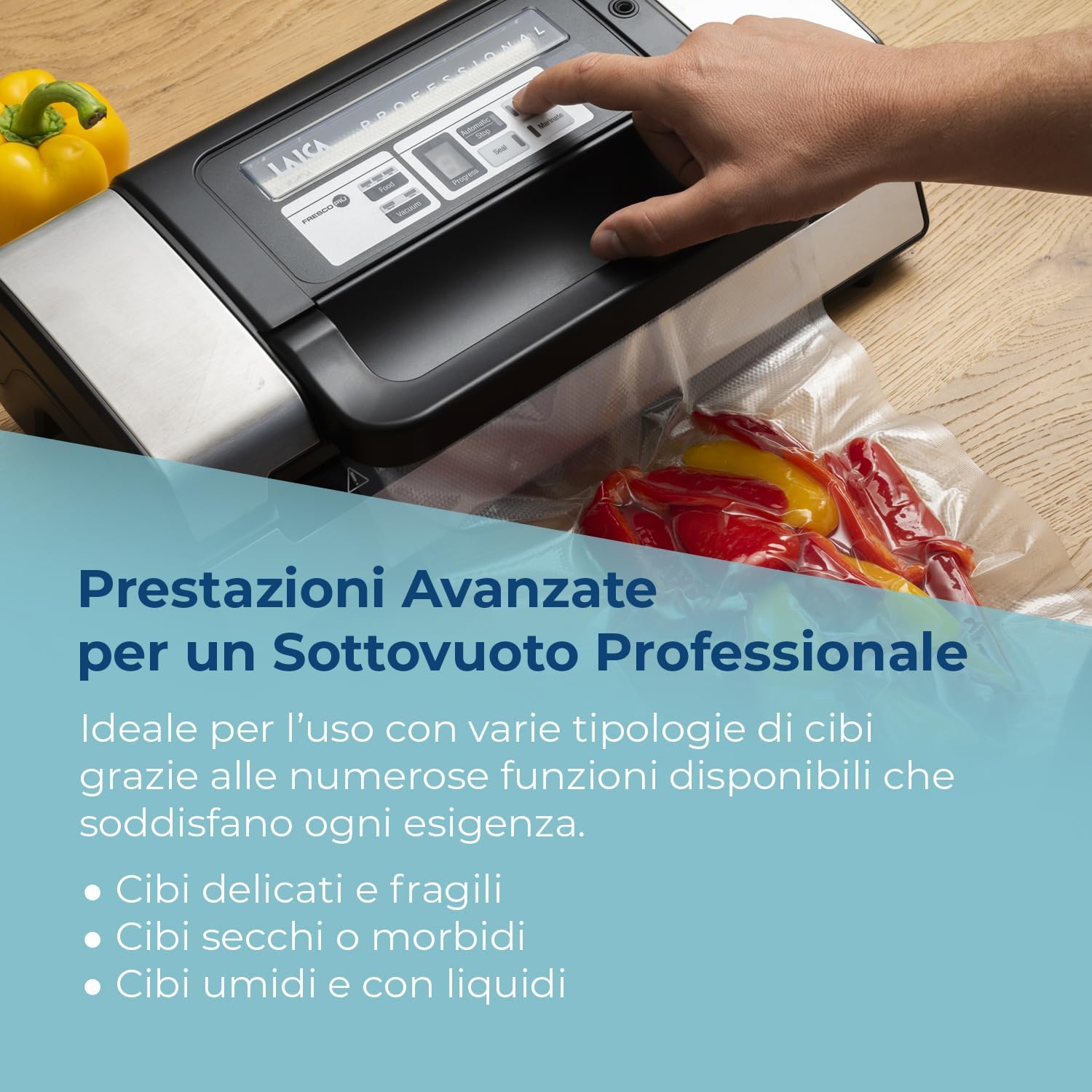 Laica VT3120 Macchina Sottovuoto per Alimenti - immagine 4
