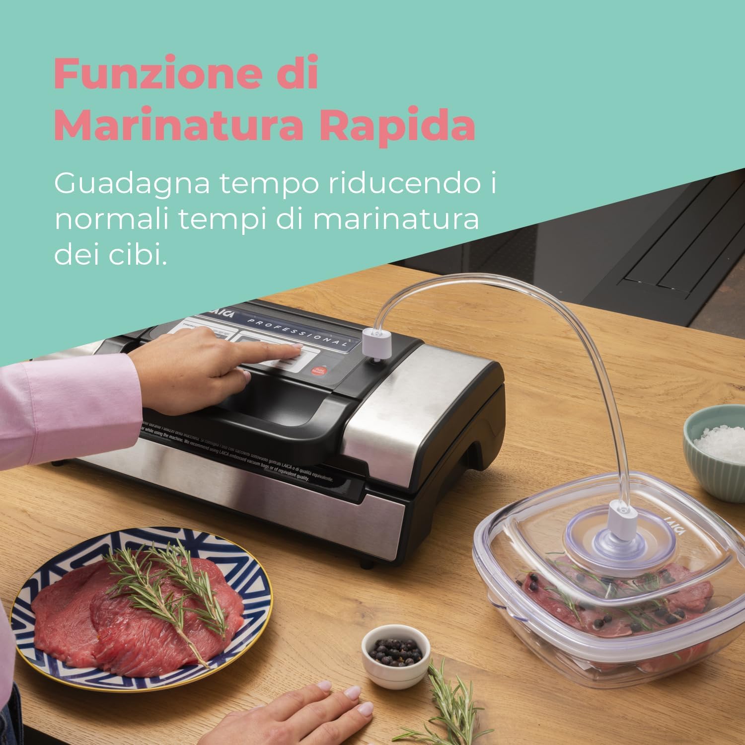 Laica VT3120 Macchina Sottovuoto per Alimenti - immagine 5