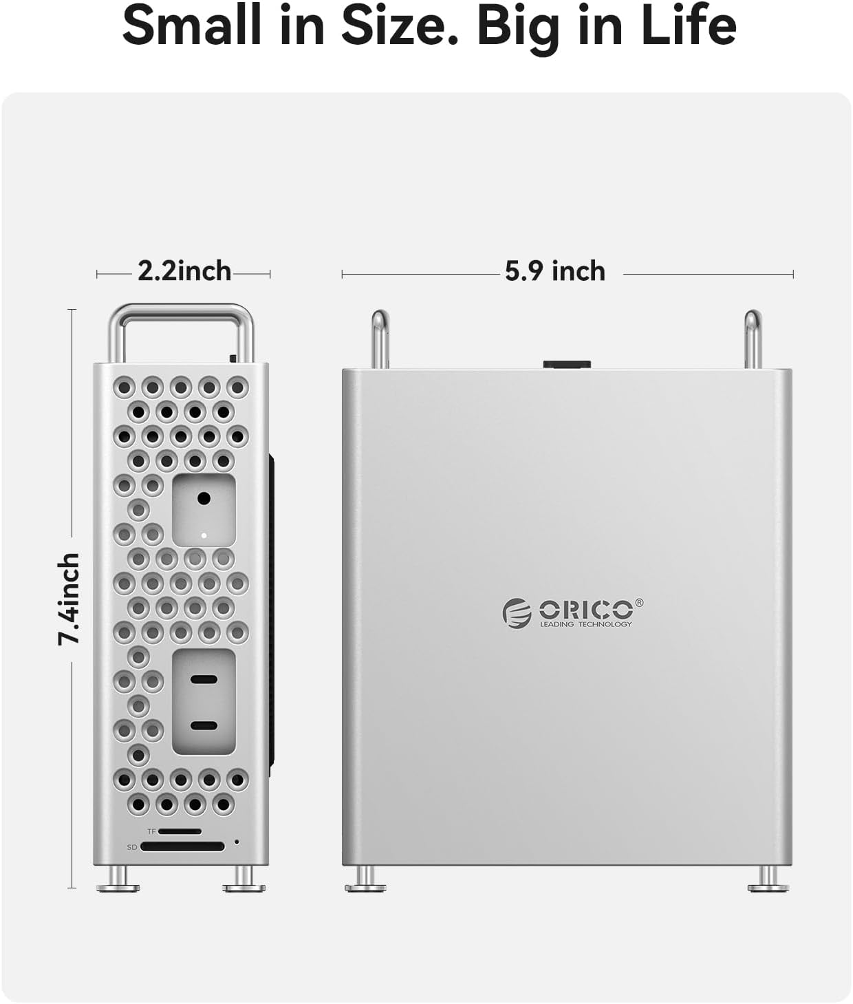 Orico MiniPro Mac mini M4 Docking Station & Supporto - immagine 5