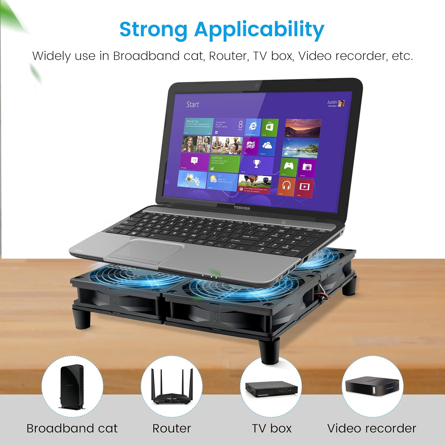 Gdstime Ventilatore PC 120mm 220V con Controller - immagine 2