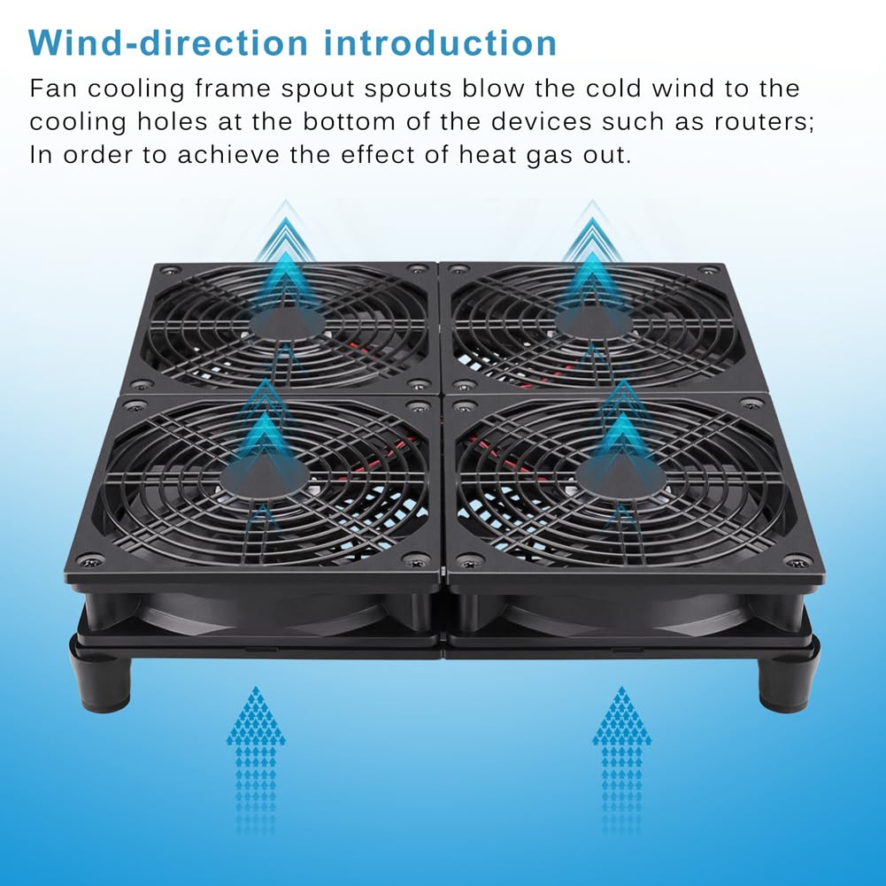 Gdstime Ventilatore PC 120mm 220V con Controller - immagine 6