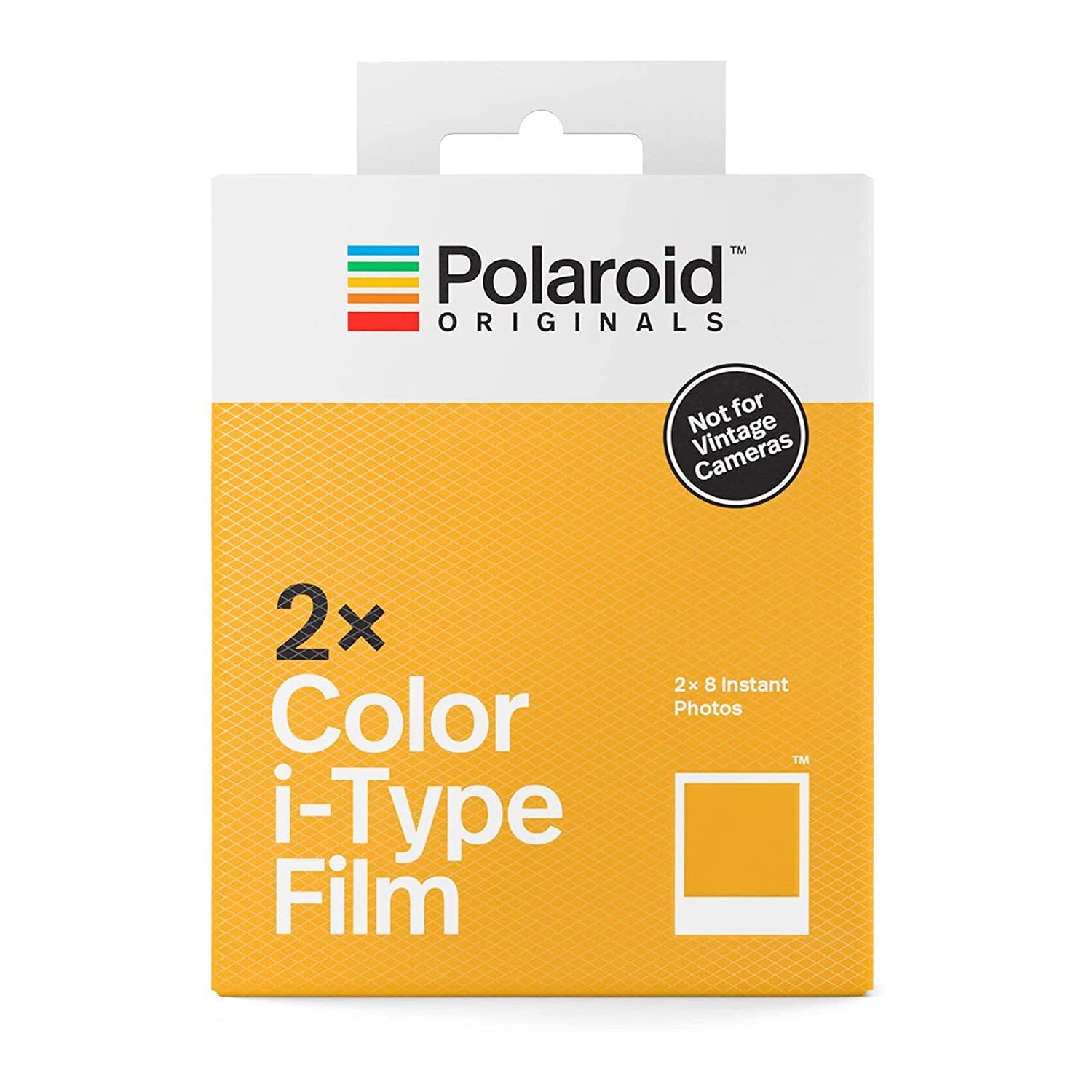 Polaroid Originals 4836 Pellicola I-Type Colori, Doppio Pacco, Cornice Bianco