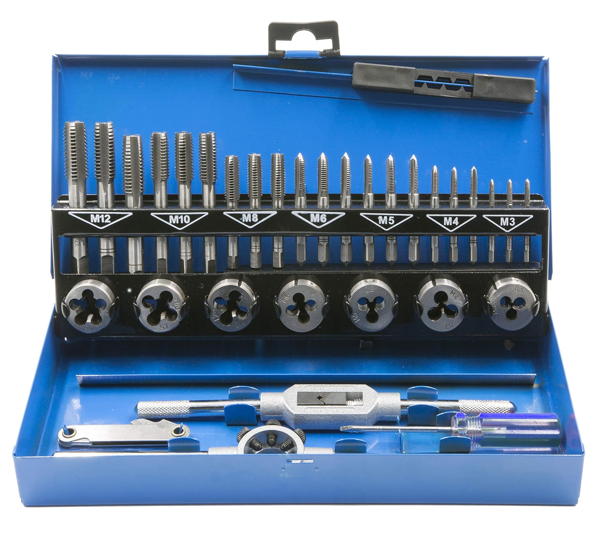 Krino Start 09030500 - Set Maschi e Filiere per Filettatura - 32 Pezzi