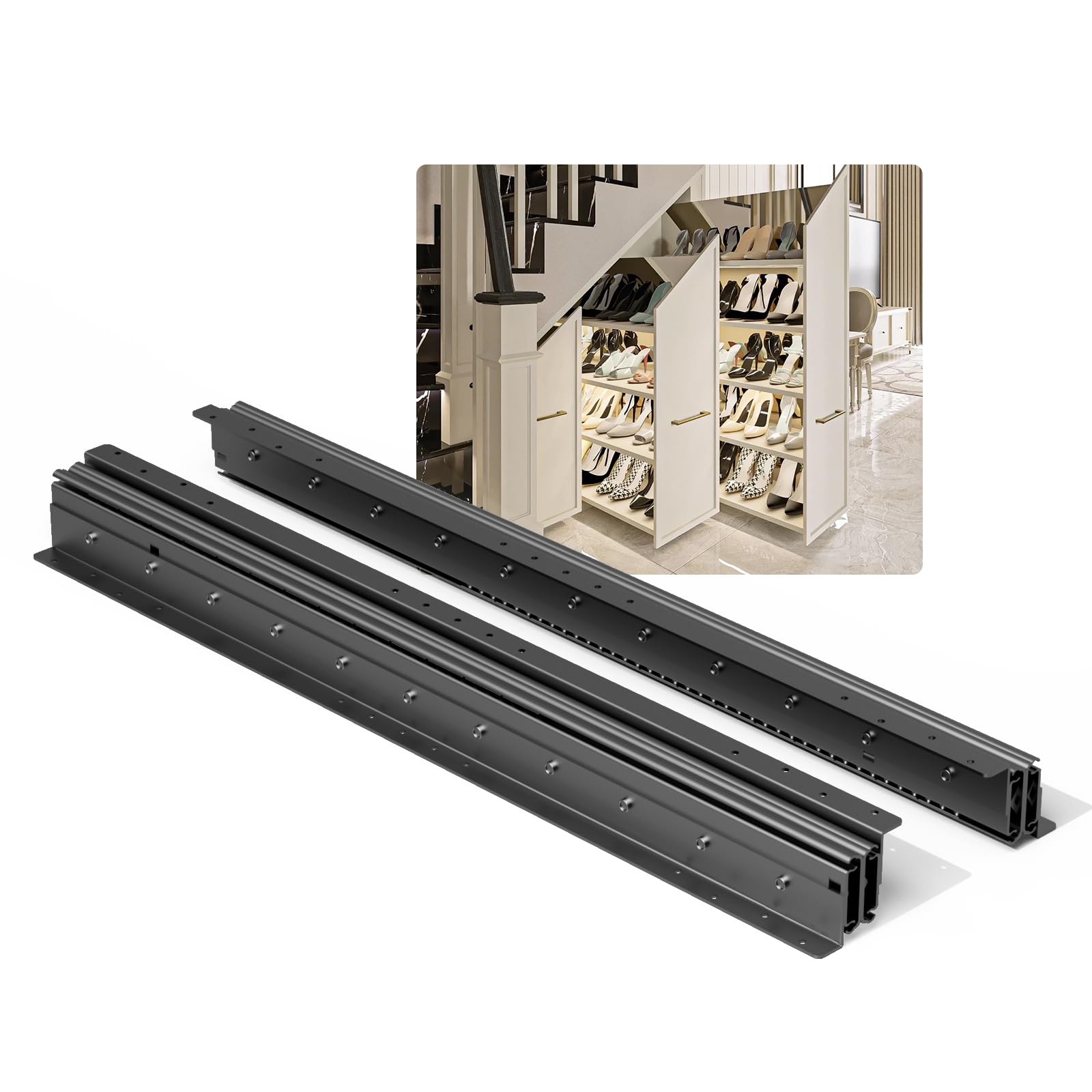 Guide Cassetti Sotto Montaggio 1000mm 120kg