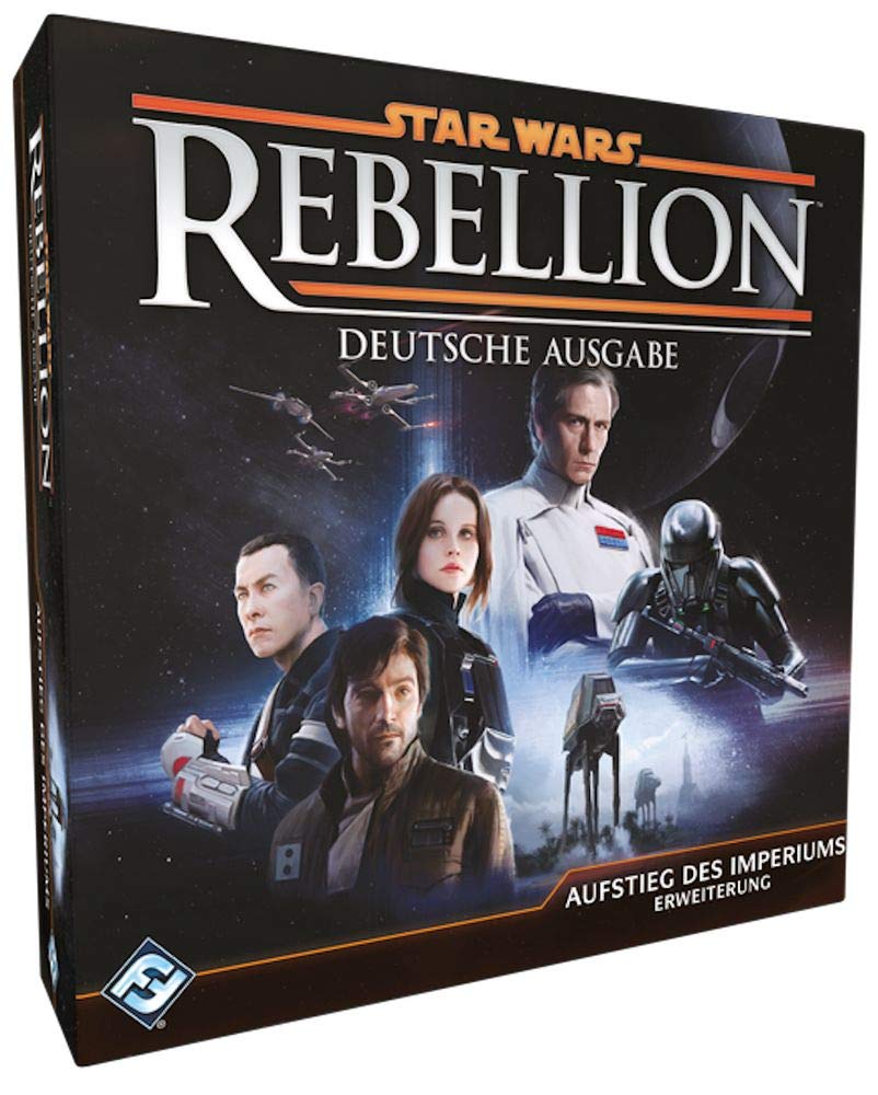 Fantasy Flight Games Asmodee Star Wars: Ribellione - Aumento dell'Impero | Estensione | Gioco di esperti | Gioco da tavolo | 2-4 giocatori | a partire dai 14 anni | 180+ Minuti - Versione Tedesca