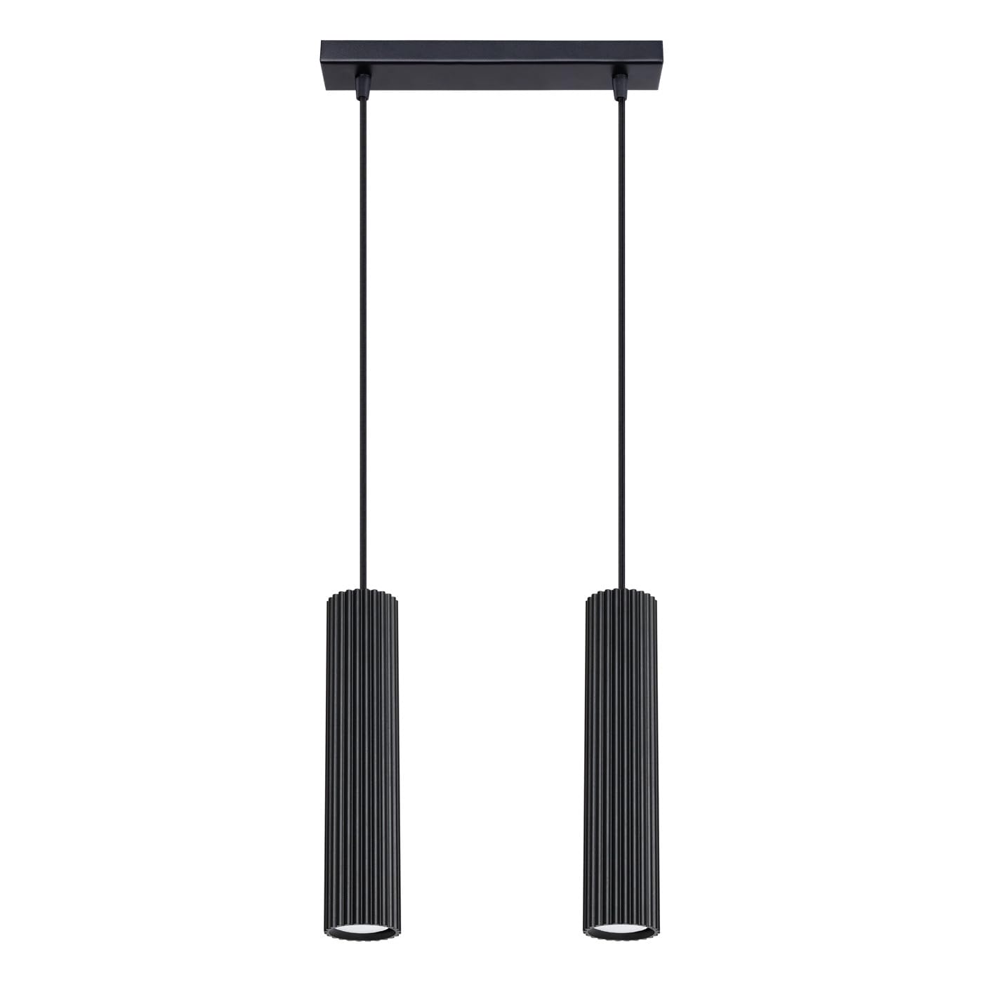 Sollux Lighting Lampada da Soffitto Karbon Nera