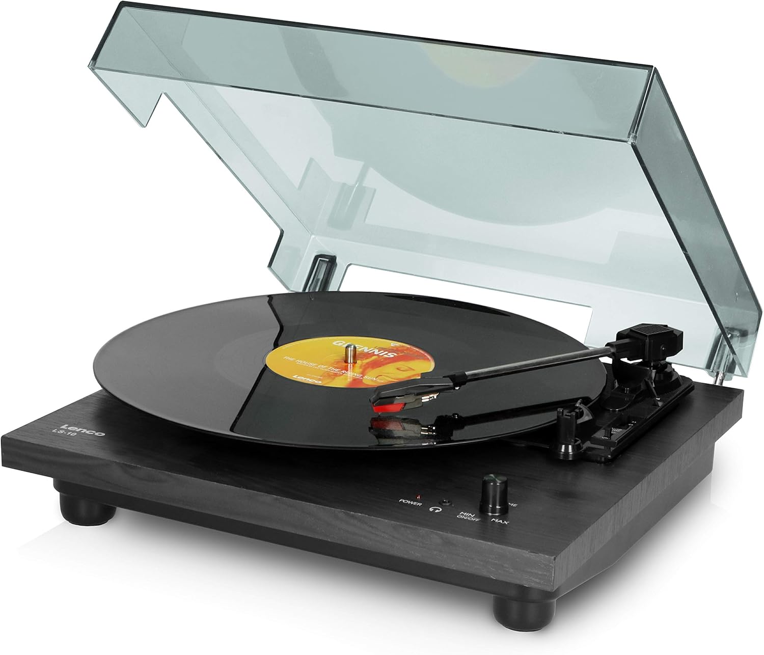 Lenco LS-10 - Giradischi con Altoparlanti Integrati, Nero - immagine 1