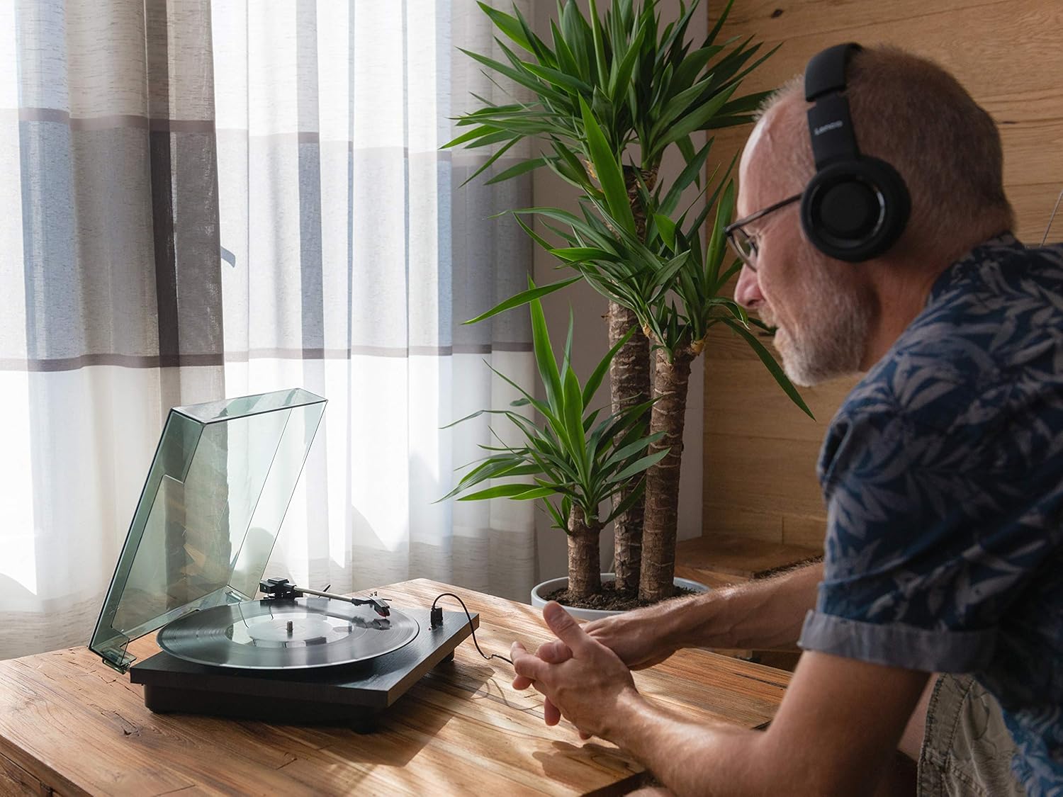 Lenco LS-10 - Giradischi con Altoparlanti Integrati, Nero - immagine 2