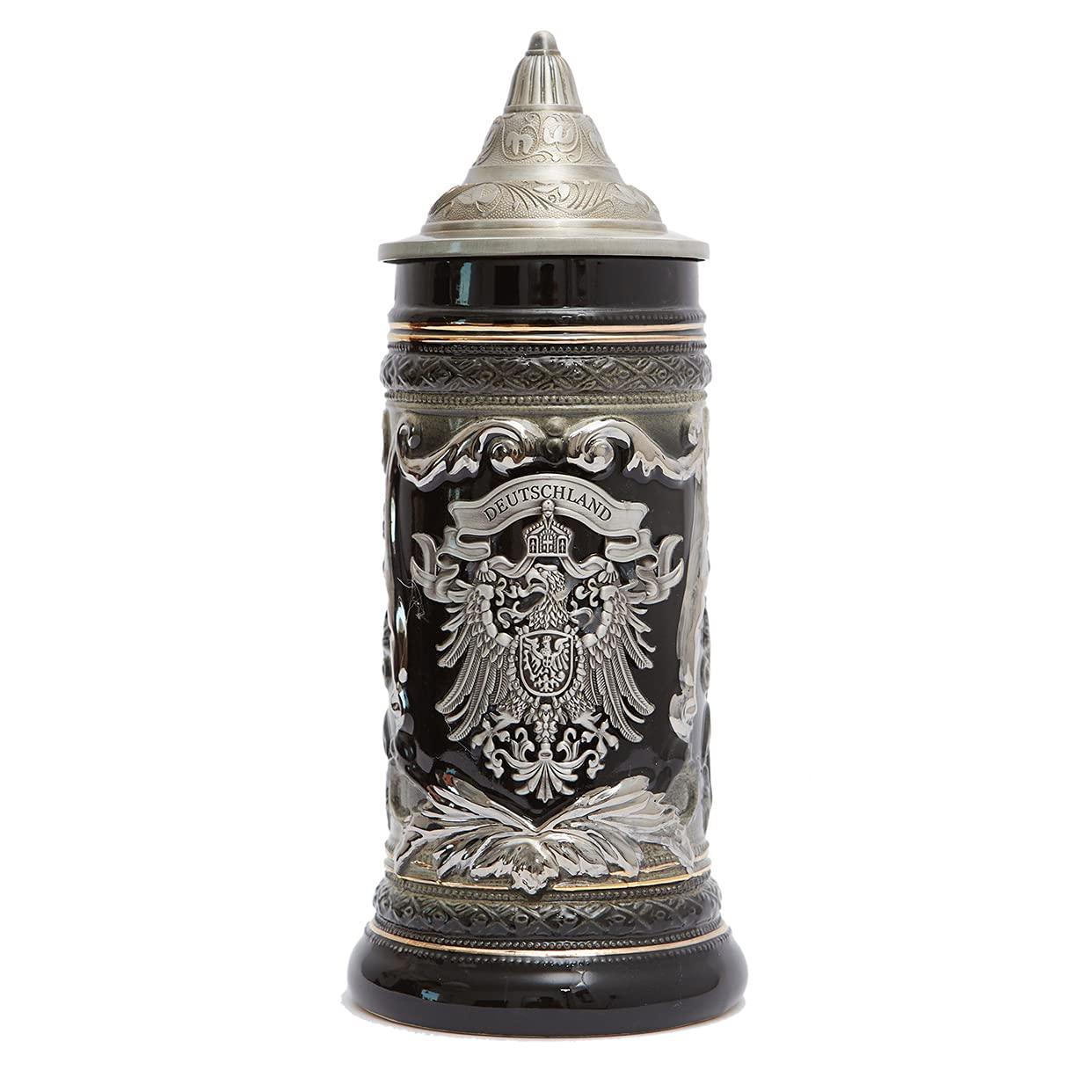 Amoy-Art Boccale Birra Tedeschi Stemma Vichingo 0.6L