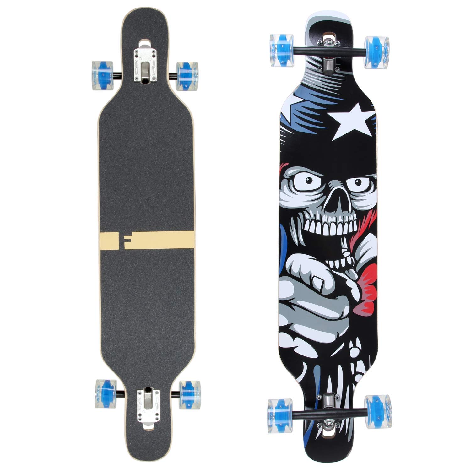 Funtomia Longboard Freeride Drop Through 42 Pollici