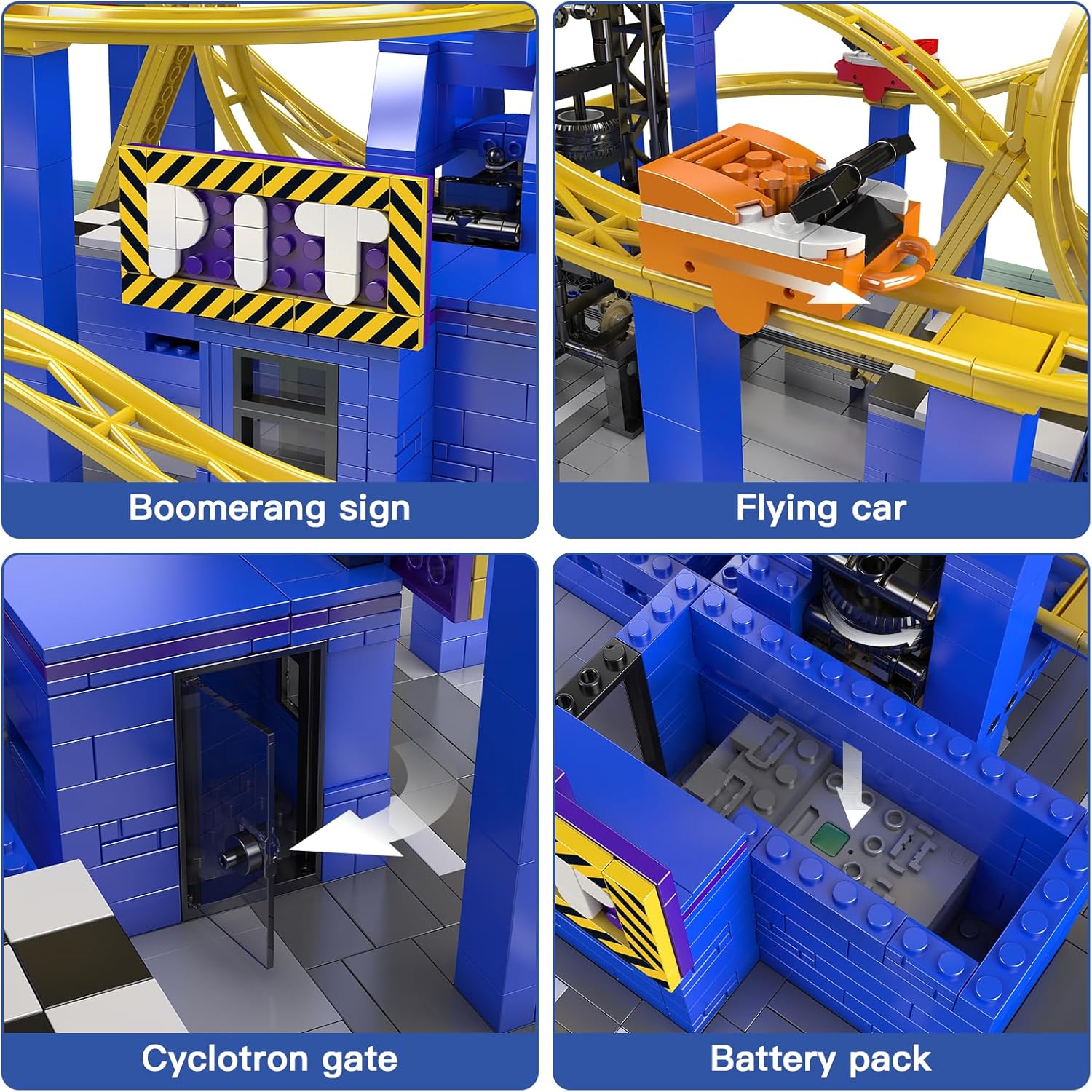 Mould King 11020 - Kit Montagne Russe Loop Coaster - immagine 3