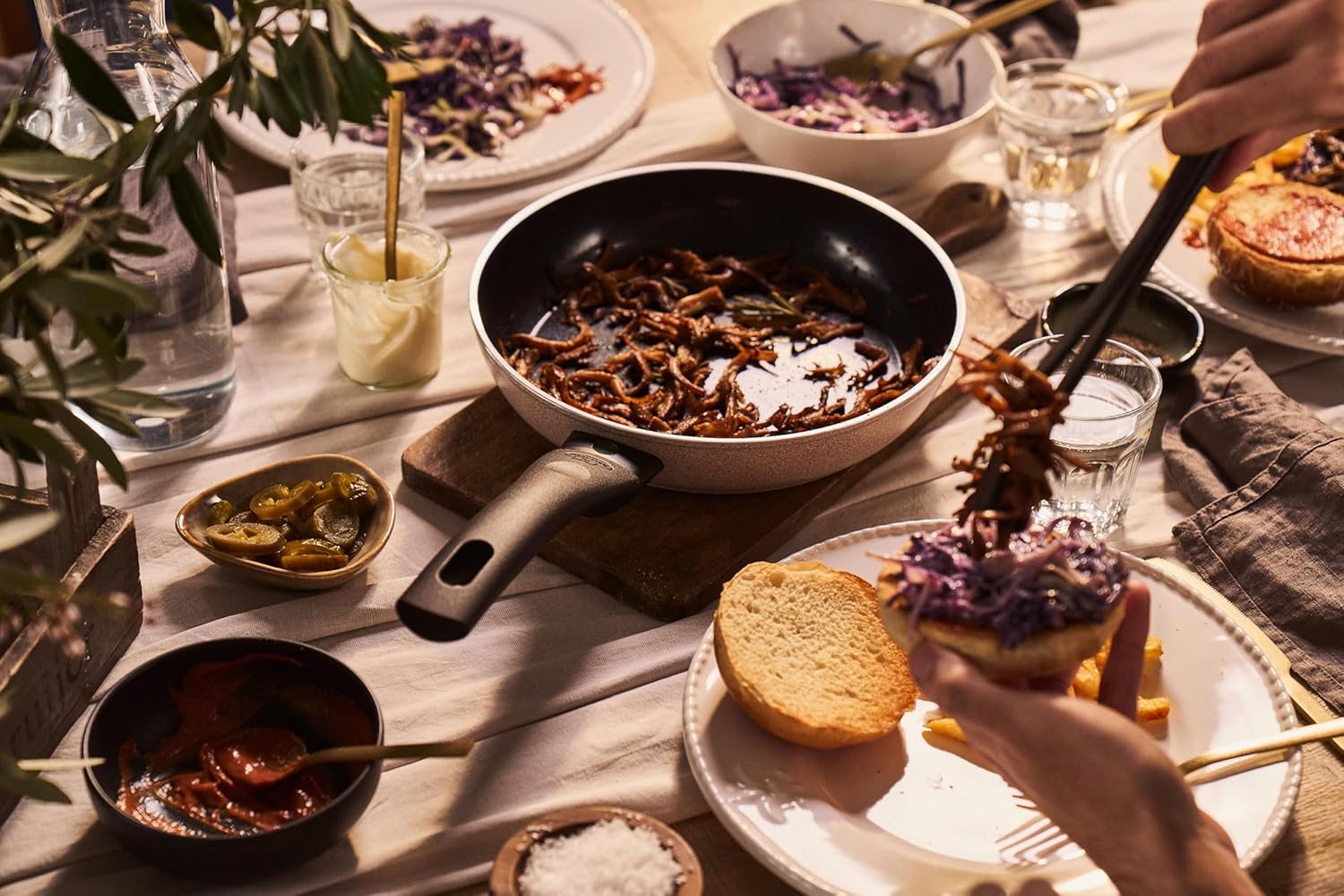 Ballarini Ledro Padella 28cm Alluminio, Beige - immagine 4