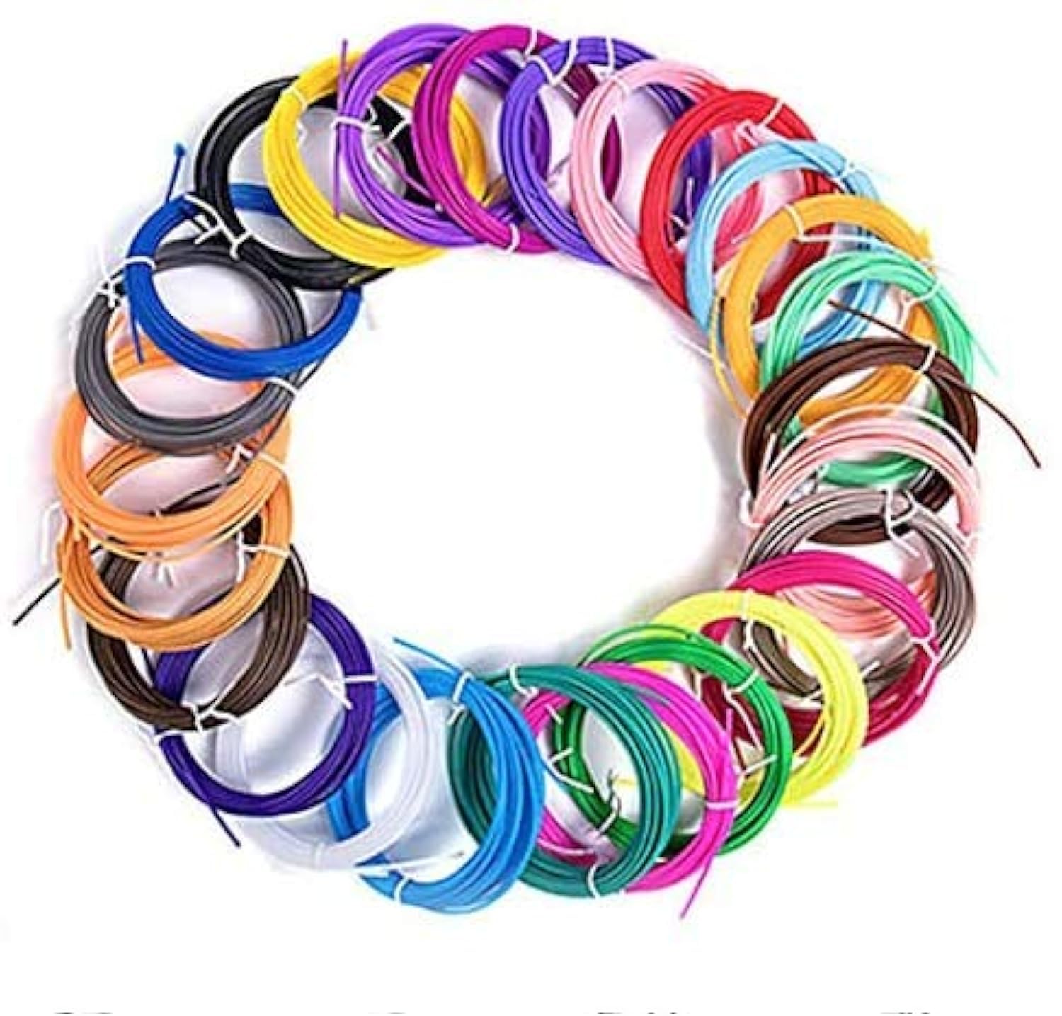 Filamento PLA per Penna 3D, 10 Colori x 5 Metri