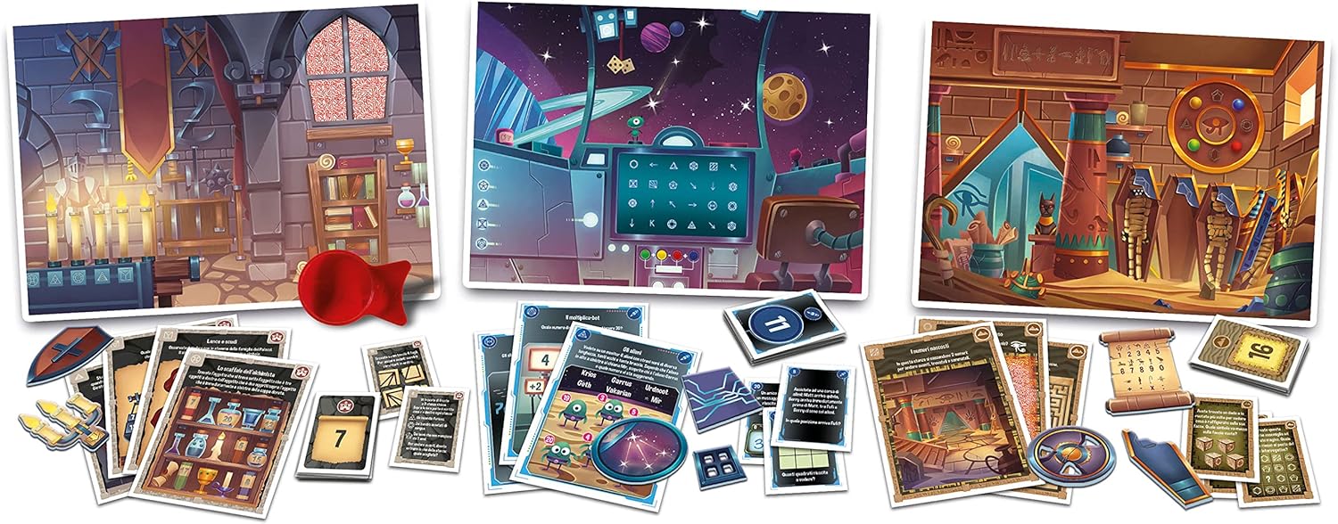 Clementoni - Sblocca la Porta, Gioco da Tavolo 3 Escape Room - immagine 2