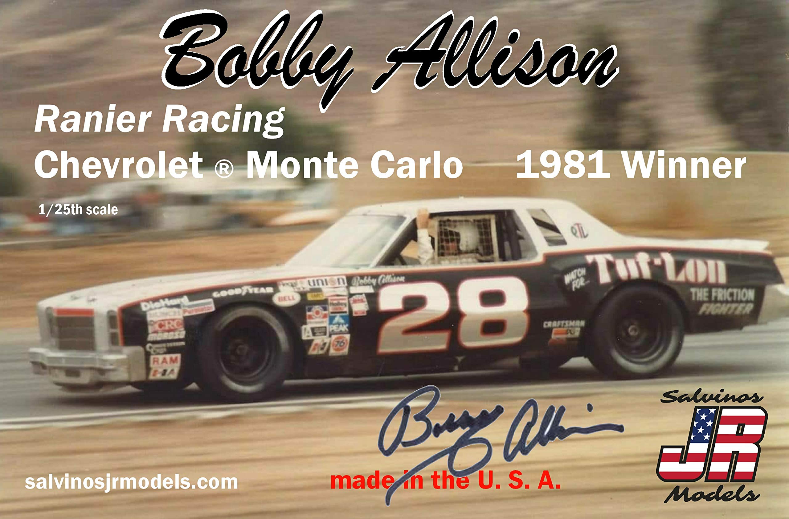 Salvinos Jr Models - Bobby Allison #28 Ranier Racing Chevy 1981 | Velz