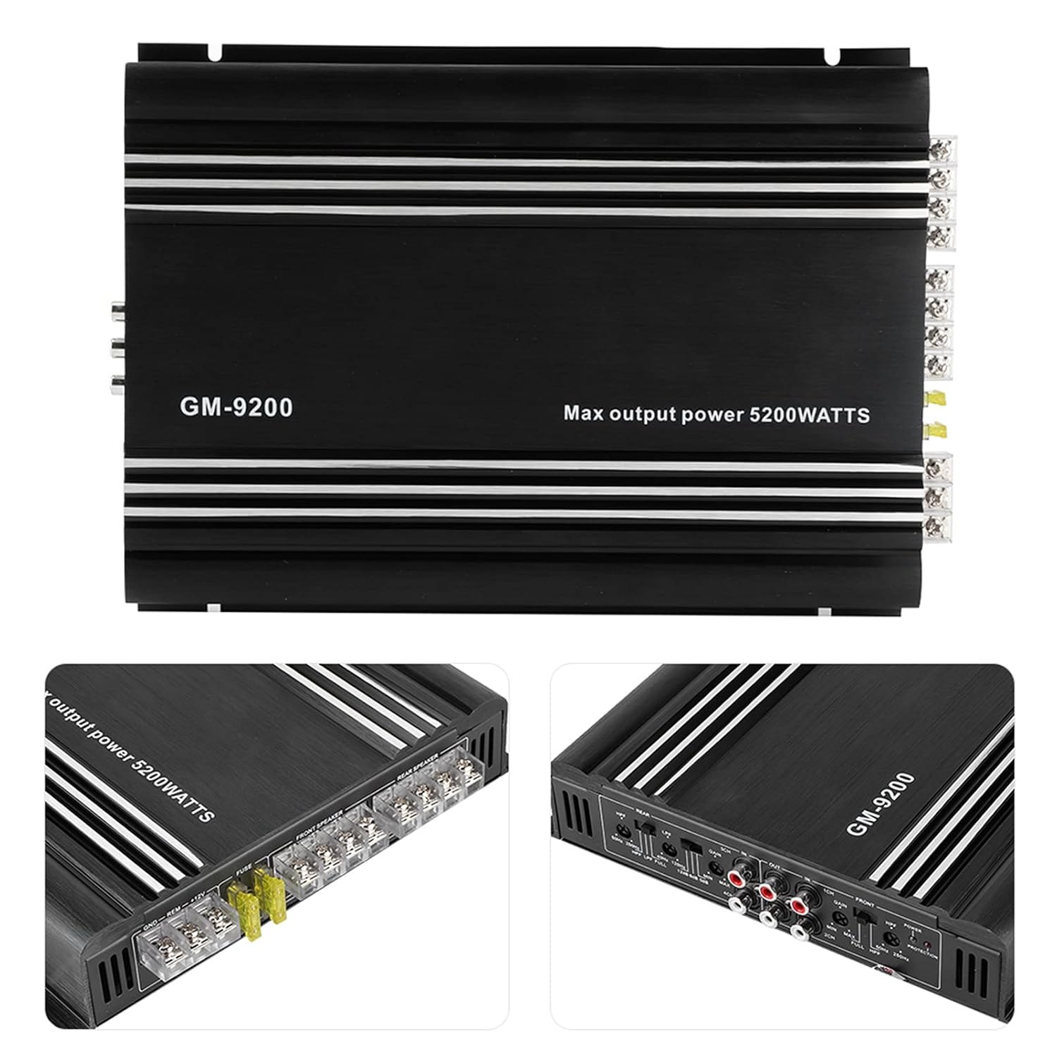 Amplificatore Stereo per Auto 5200W a 4 Canali - immagine 3