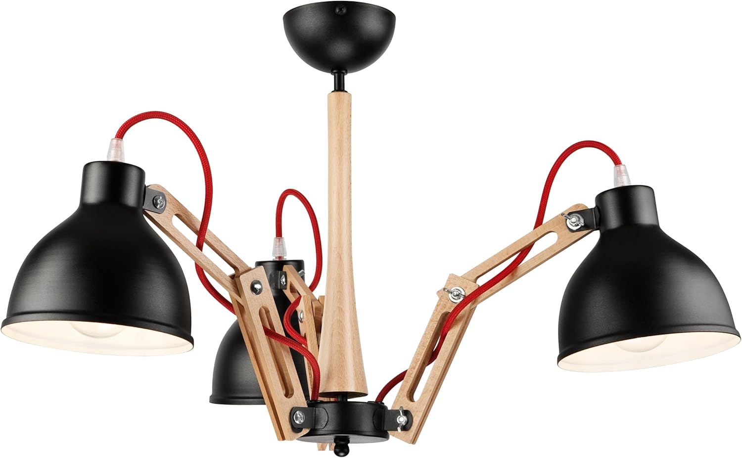 Lampade a sospensione Marcello 3 x E27/60 W/230 V certificato FSC