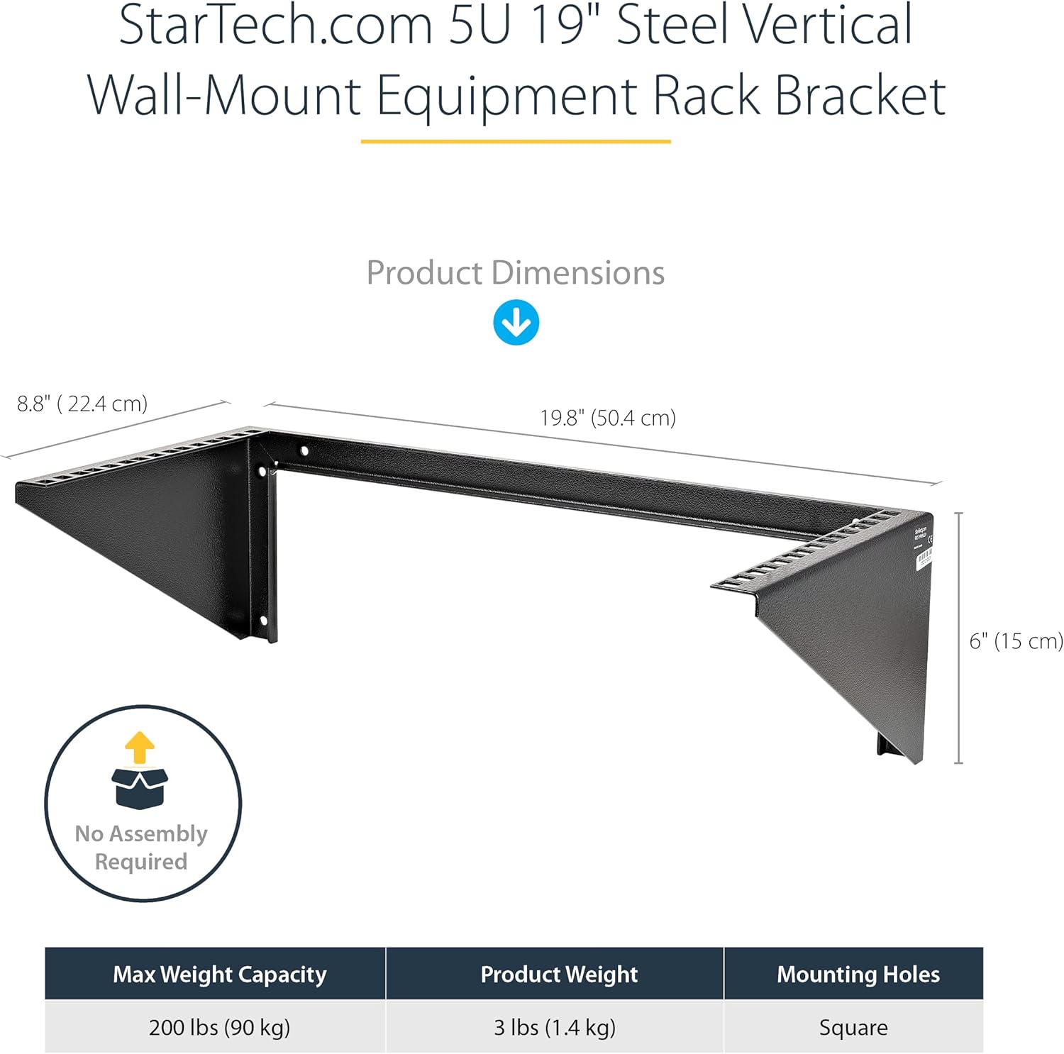 Startech.com Rack Montaggio a Parete 5U 19" - immagine 3
