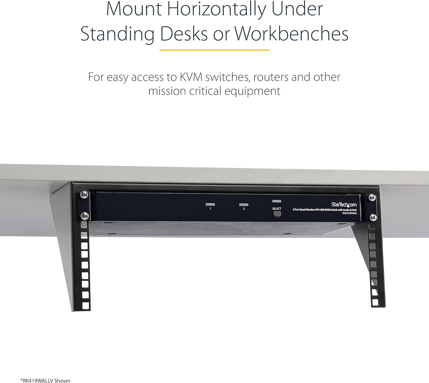 Startech.com Rack Montaggio a Parete 5U 19" - immagine 5