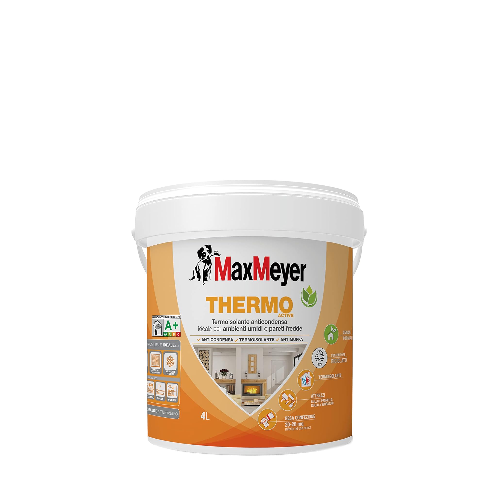 Maxmeyer Pittura Termica Interni Thermo A+ Active 4 L