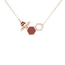 Pendant ABEILLE Amaranth RO SPT01057 POUR ELLE ZEADES