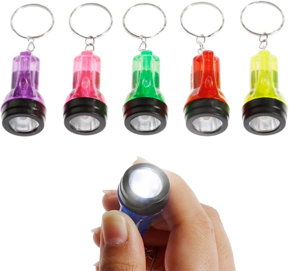 GOLDGE - Mini Torcia LED Portachiavi 24 Pezzi - immagine 3