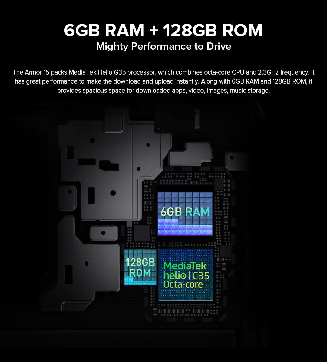 Ulefone Armor 15 - Smartphone Rugged Android 12 Blu - immagine 6