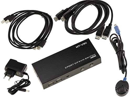 Kalea-informatique Switch KVM Automatico 2 PC DisplayPort 4K 60Hz